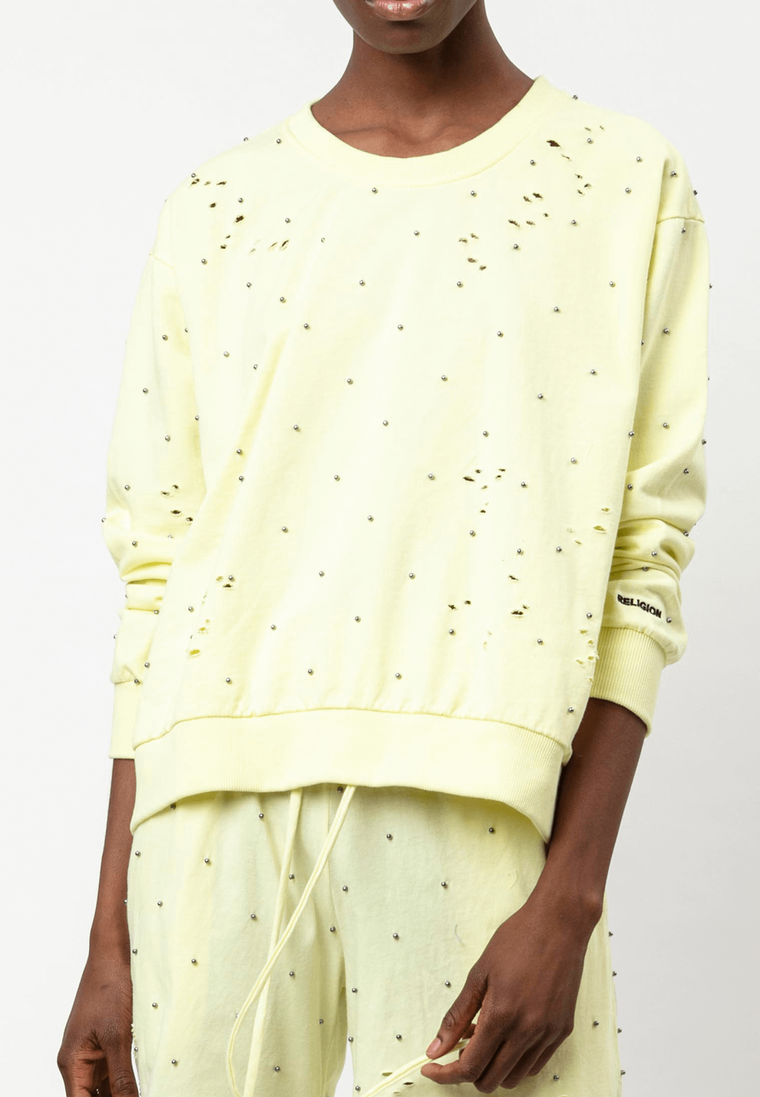BEACH SWEAT WITHOUT HOLES TENDER YELLOW