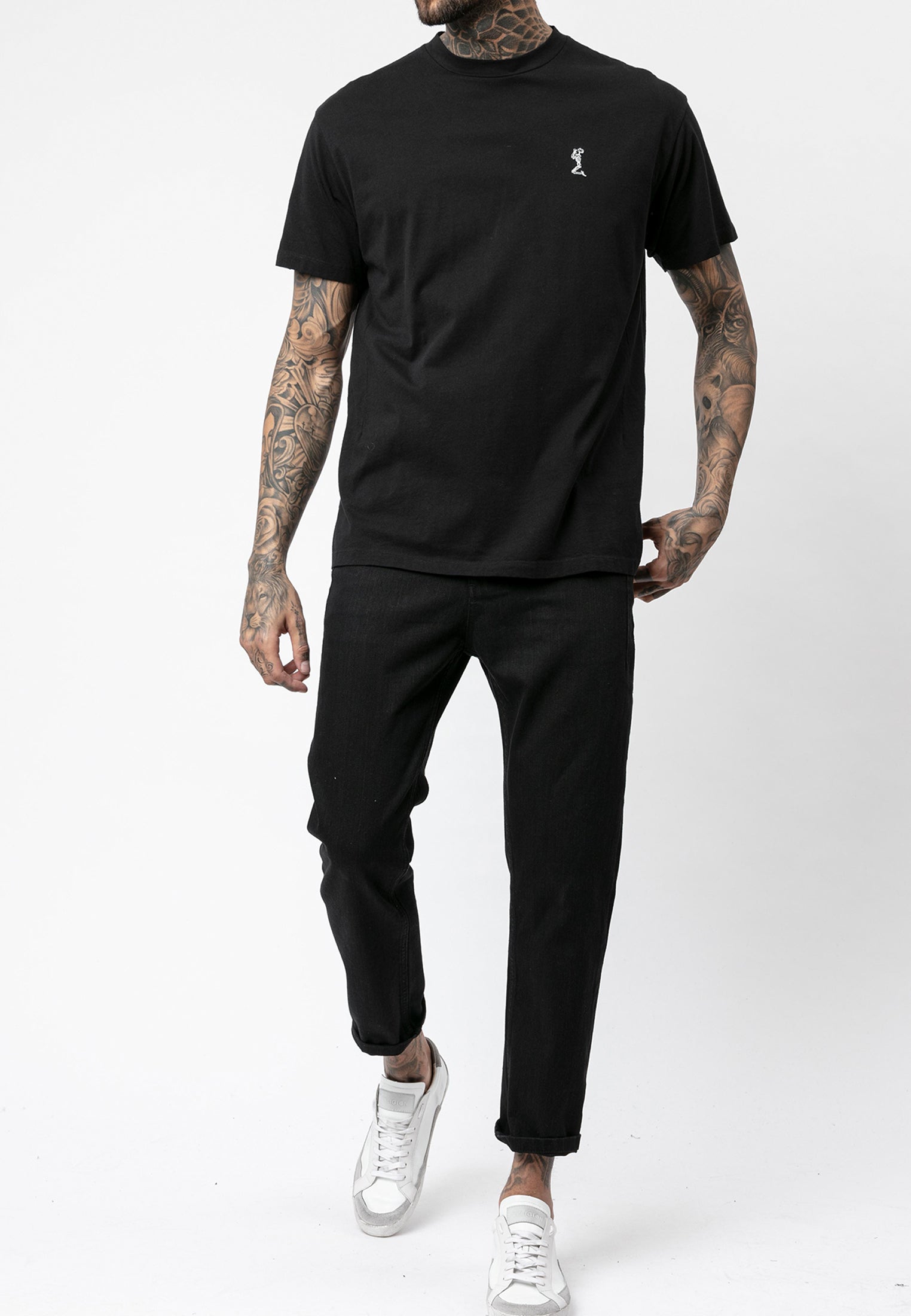 3 PACK T-SHIRTS SKATE BLACK