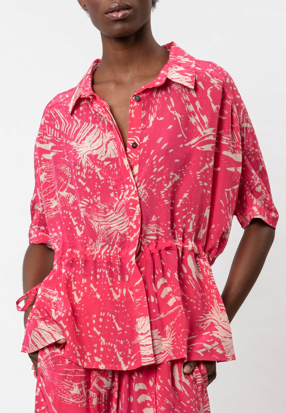 ROOTS SHIRT RASPBERRY SORBET