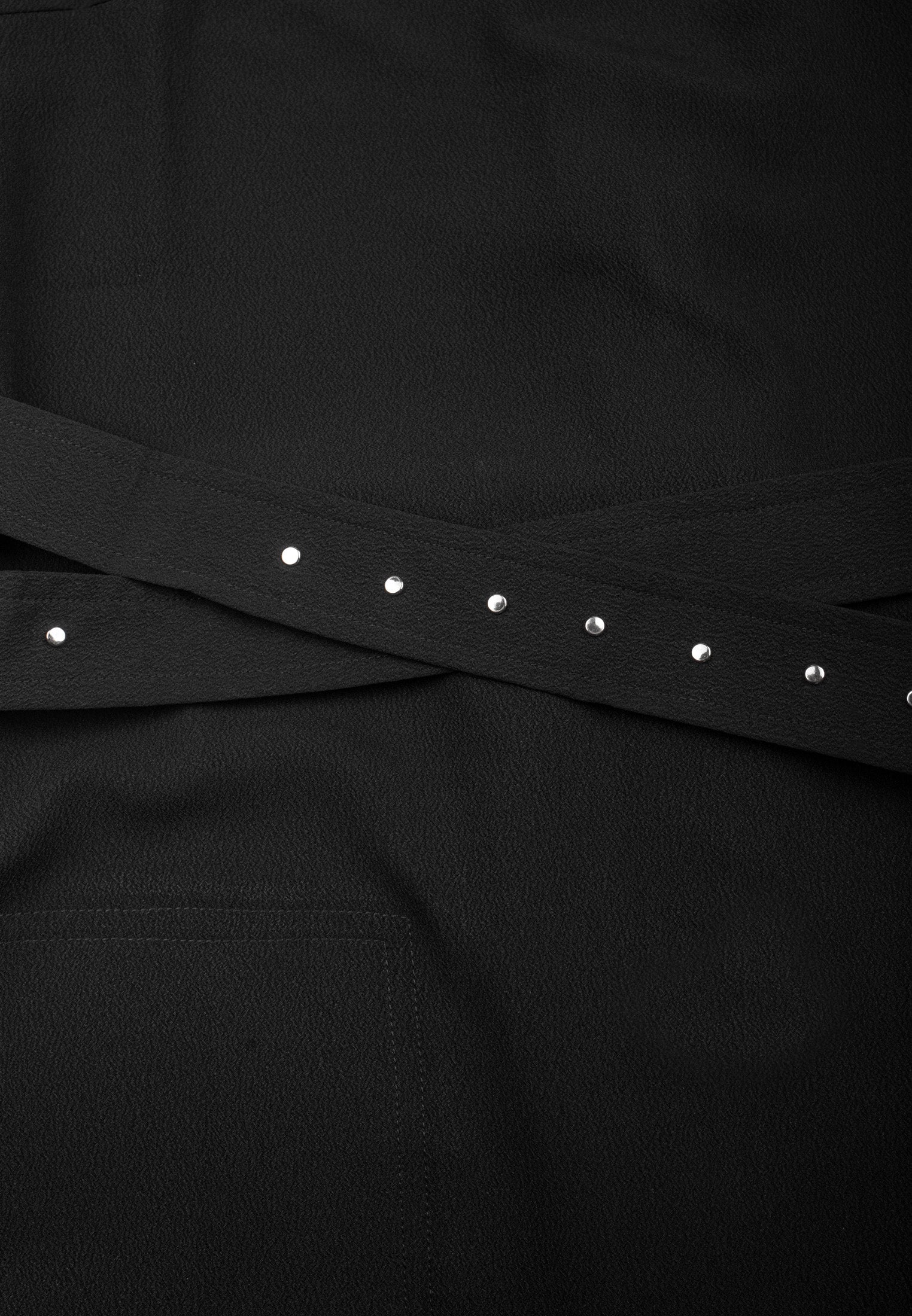RELIGION Sheen All Over Studding Black Dress