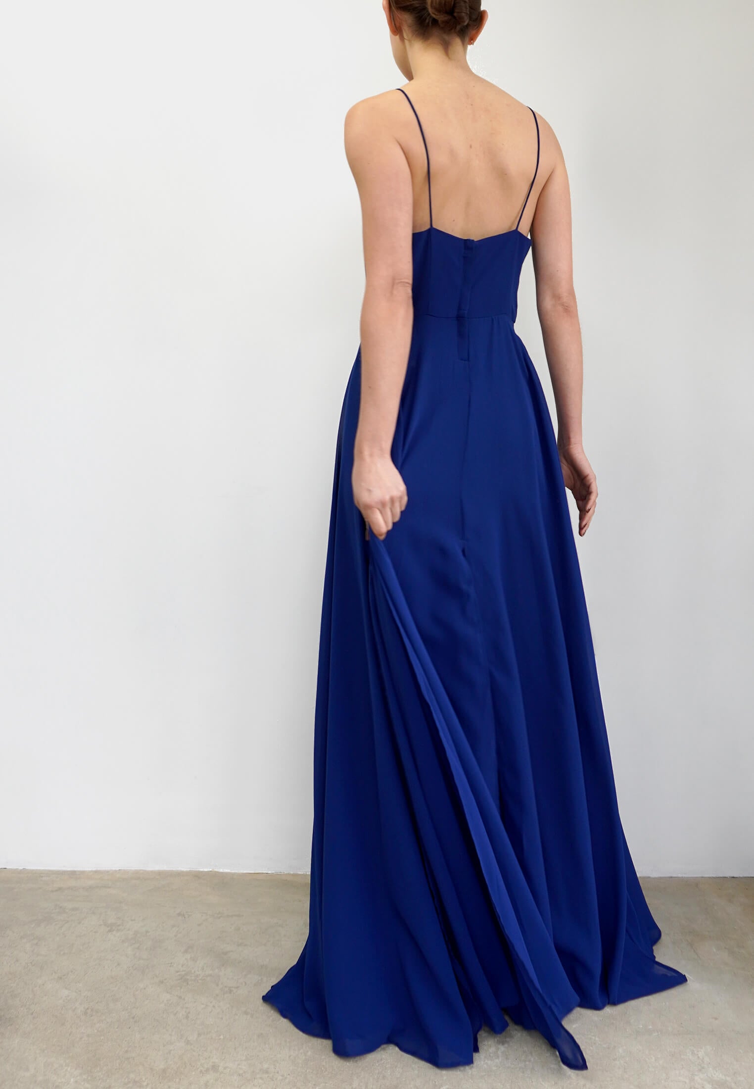 OLSEN MAXI DRESS NAVY