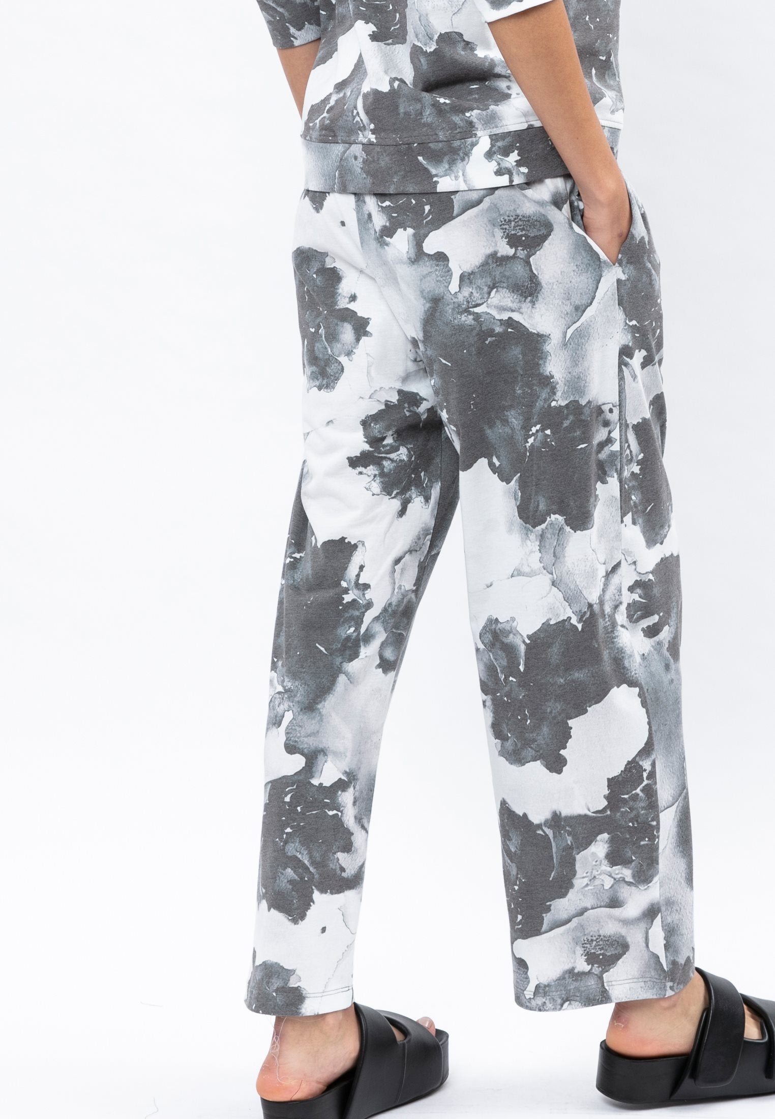 EMERALD TROUSERS PERENNIAL PRINT