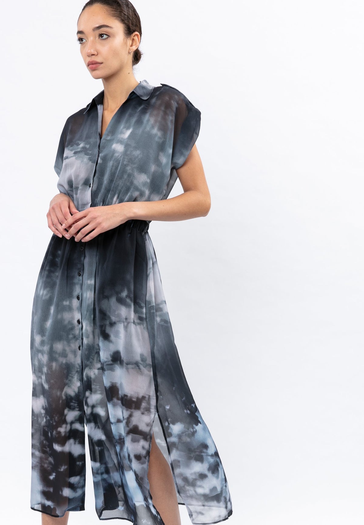 SPINEL DRESS SHADOW PRINT