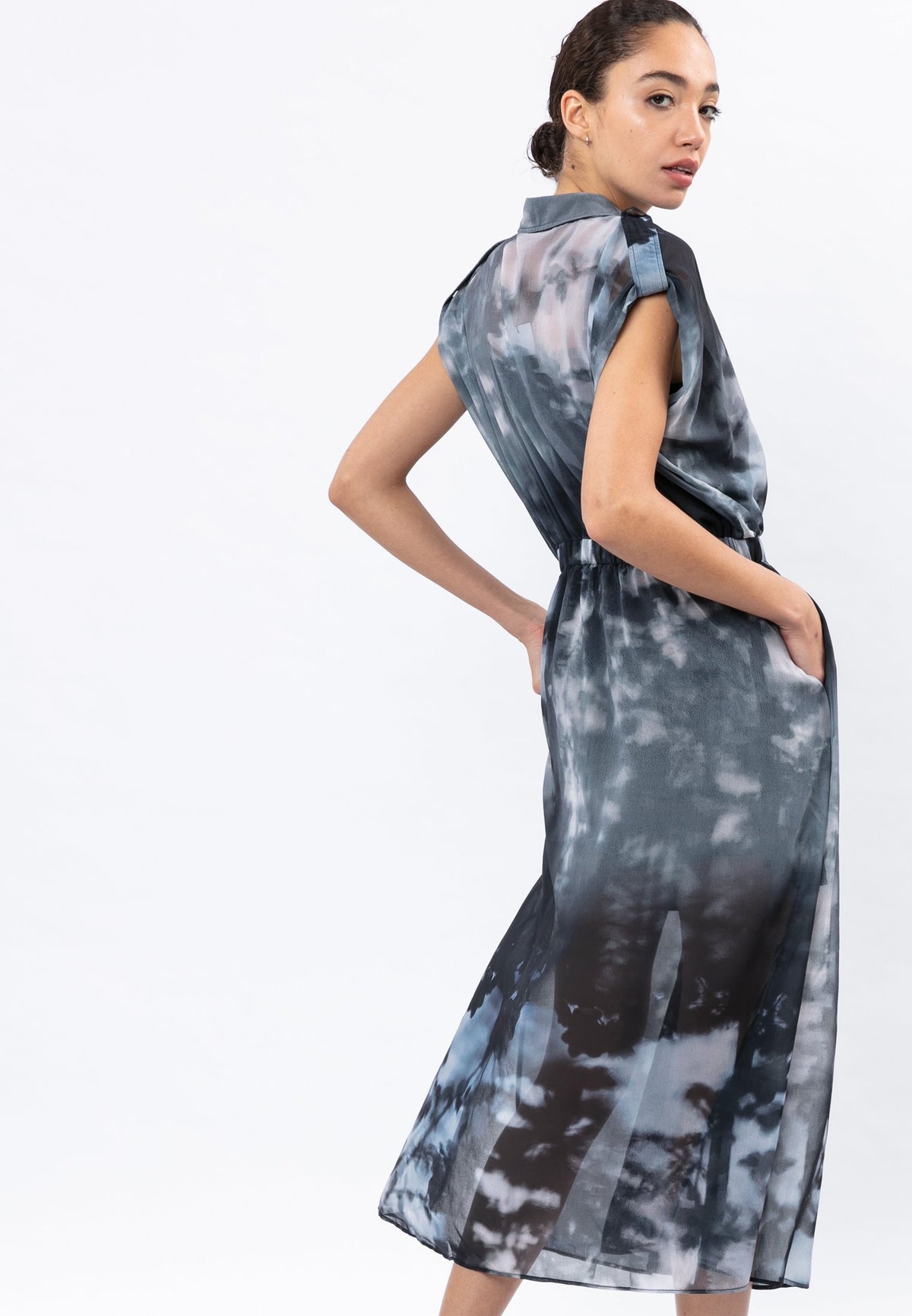SPINEL DRESS SHADOW PRINT