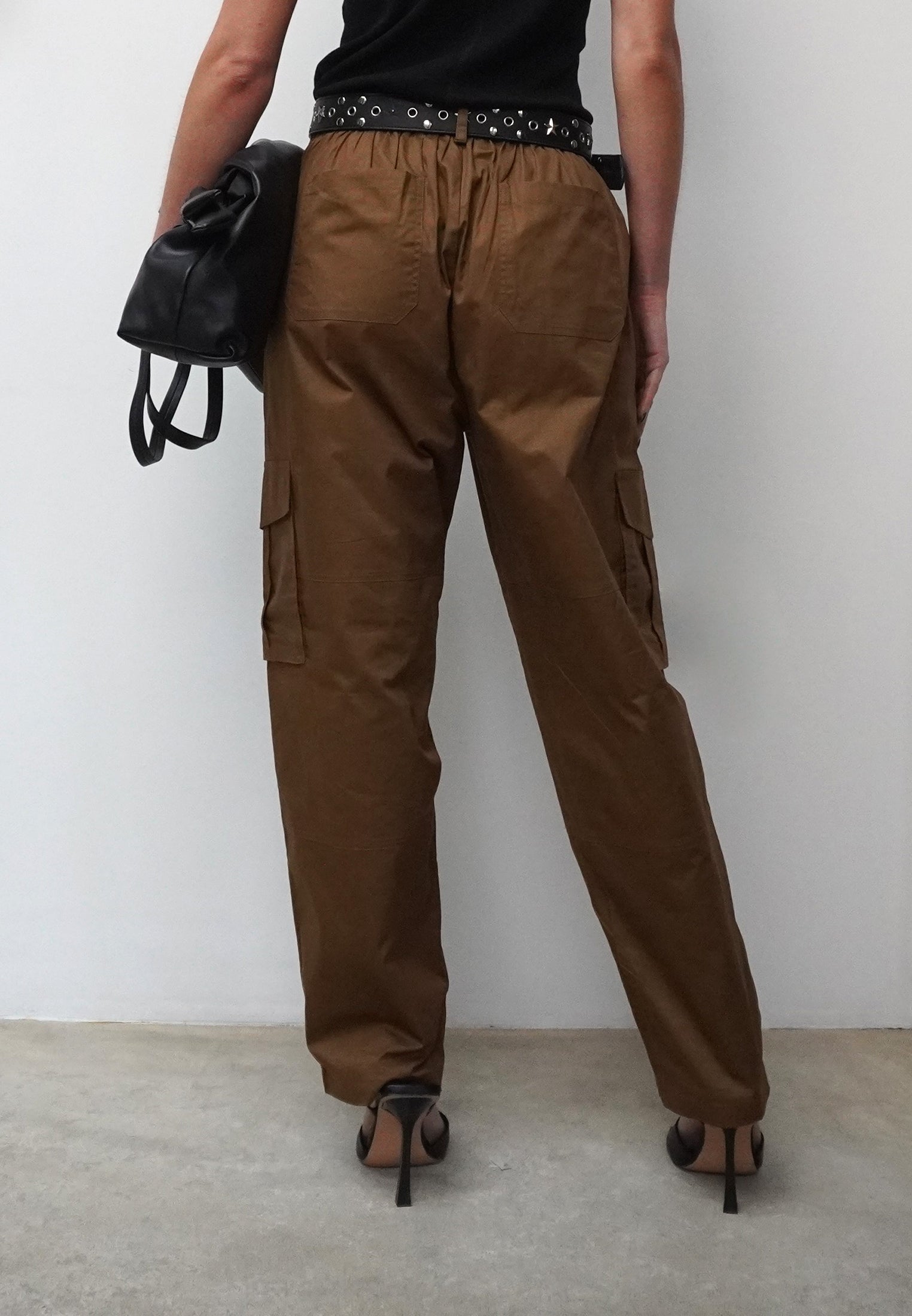 DESTINY BROWN CARGO TROUSERS