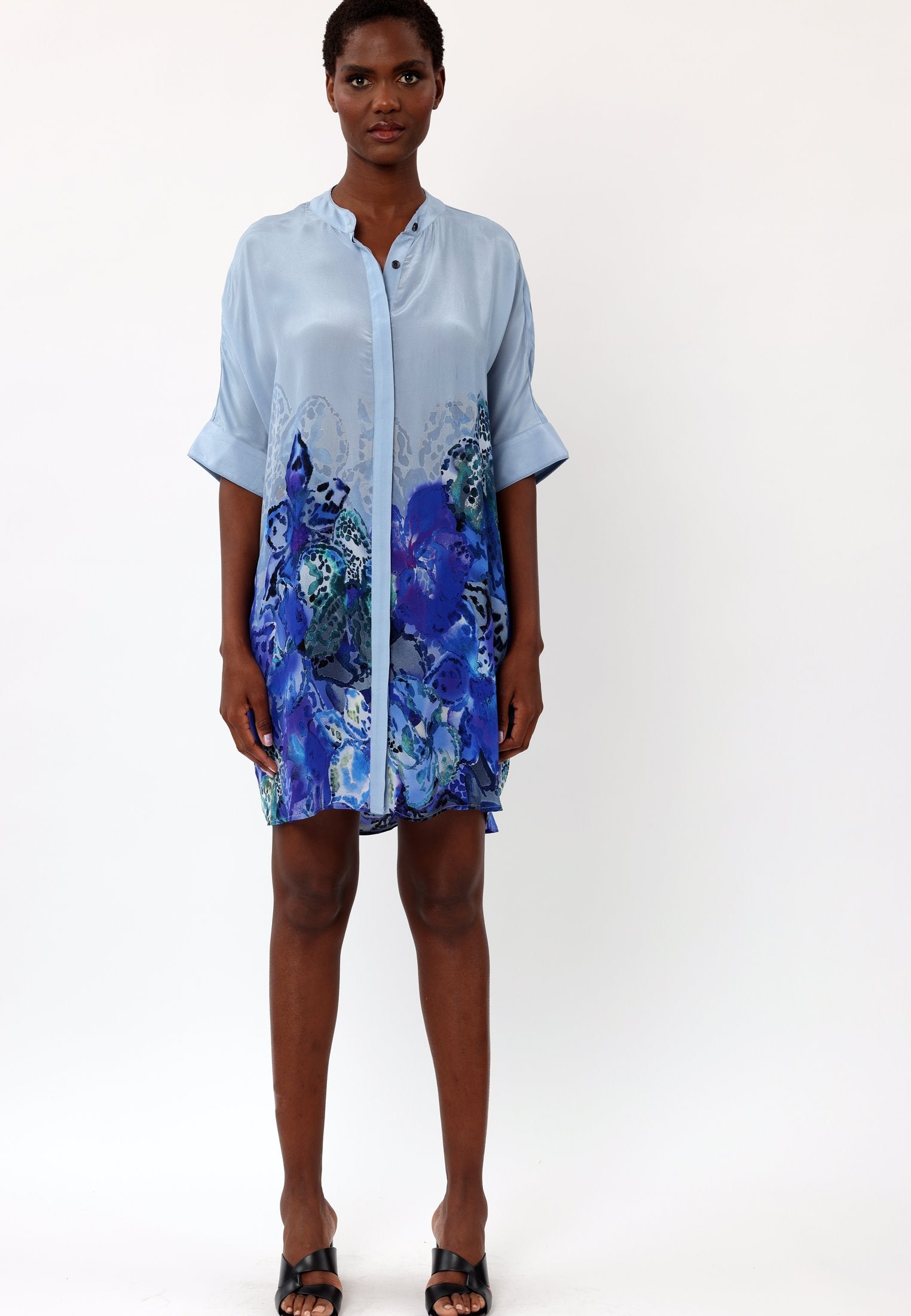 FRAME TUNIC PERIPHERY BLUE