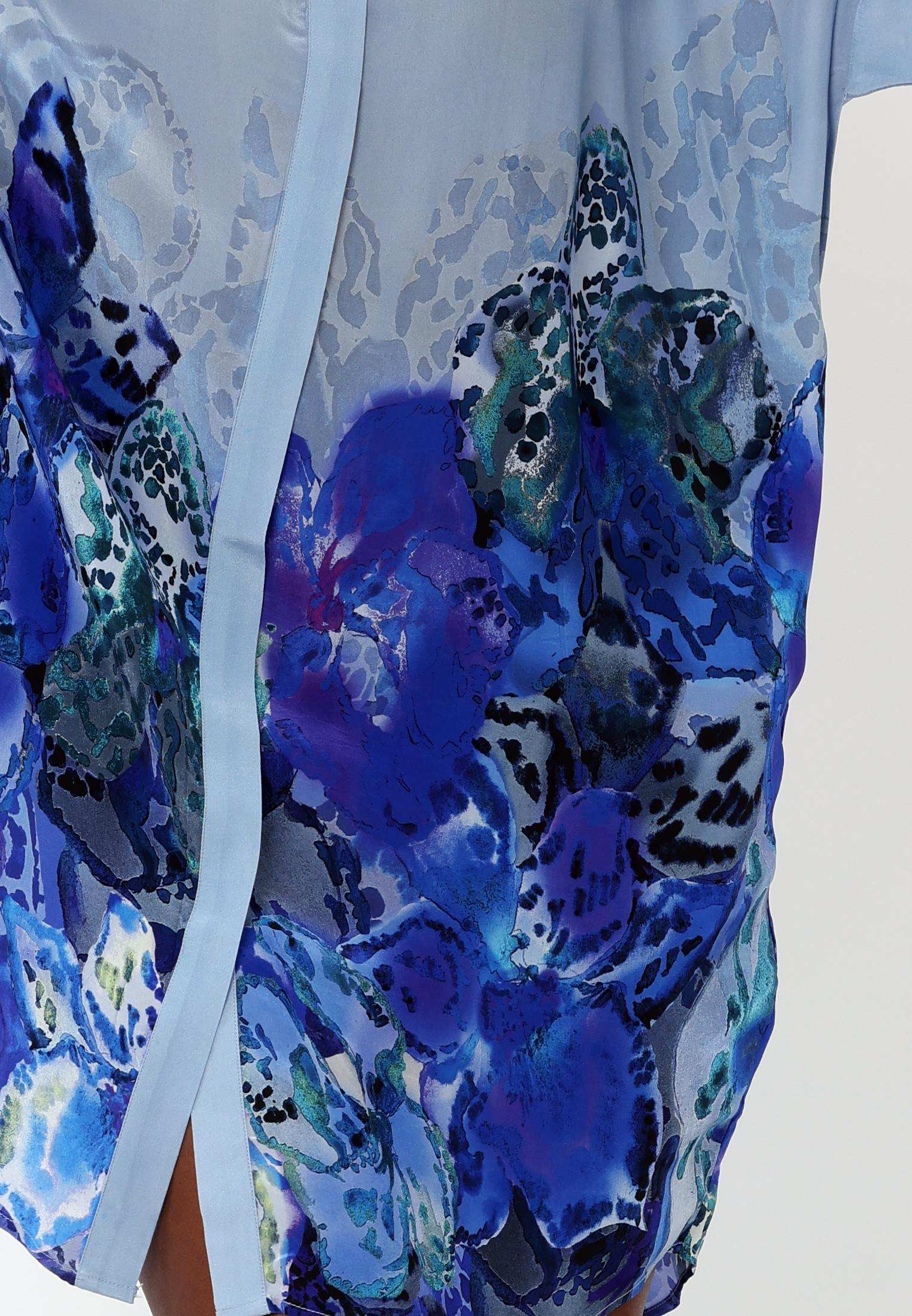 FRAME TUNIC PERIPHERY BLUE