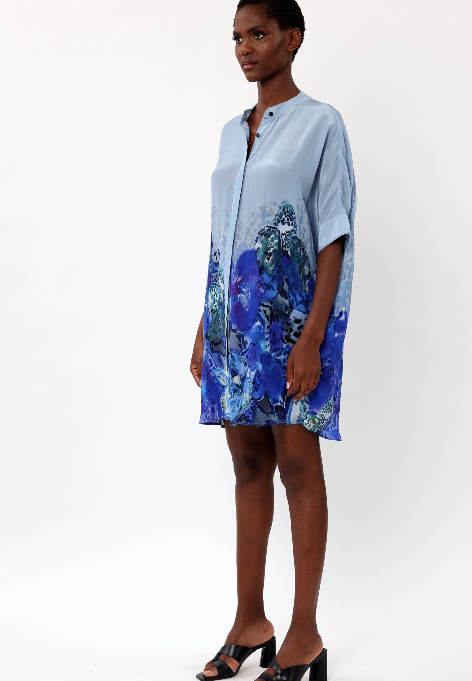 FRAME TUNIC PERIPHERY BLUE