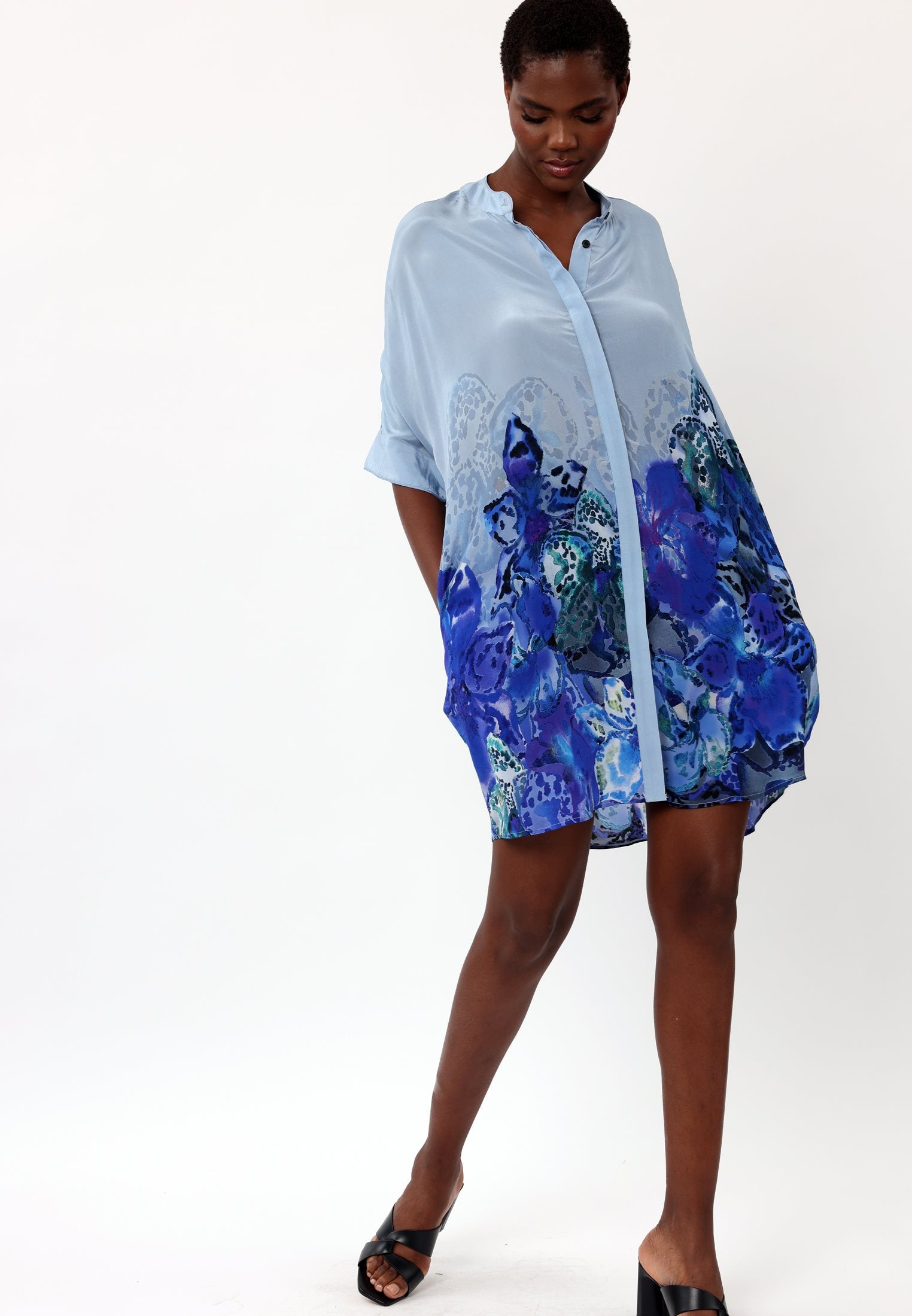 FRAME TUNIC PERIPHERY BLUE