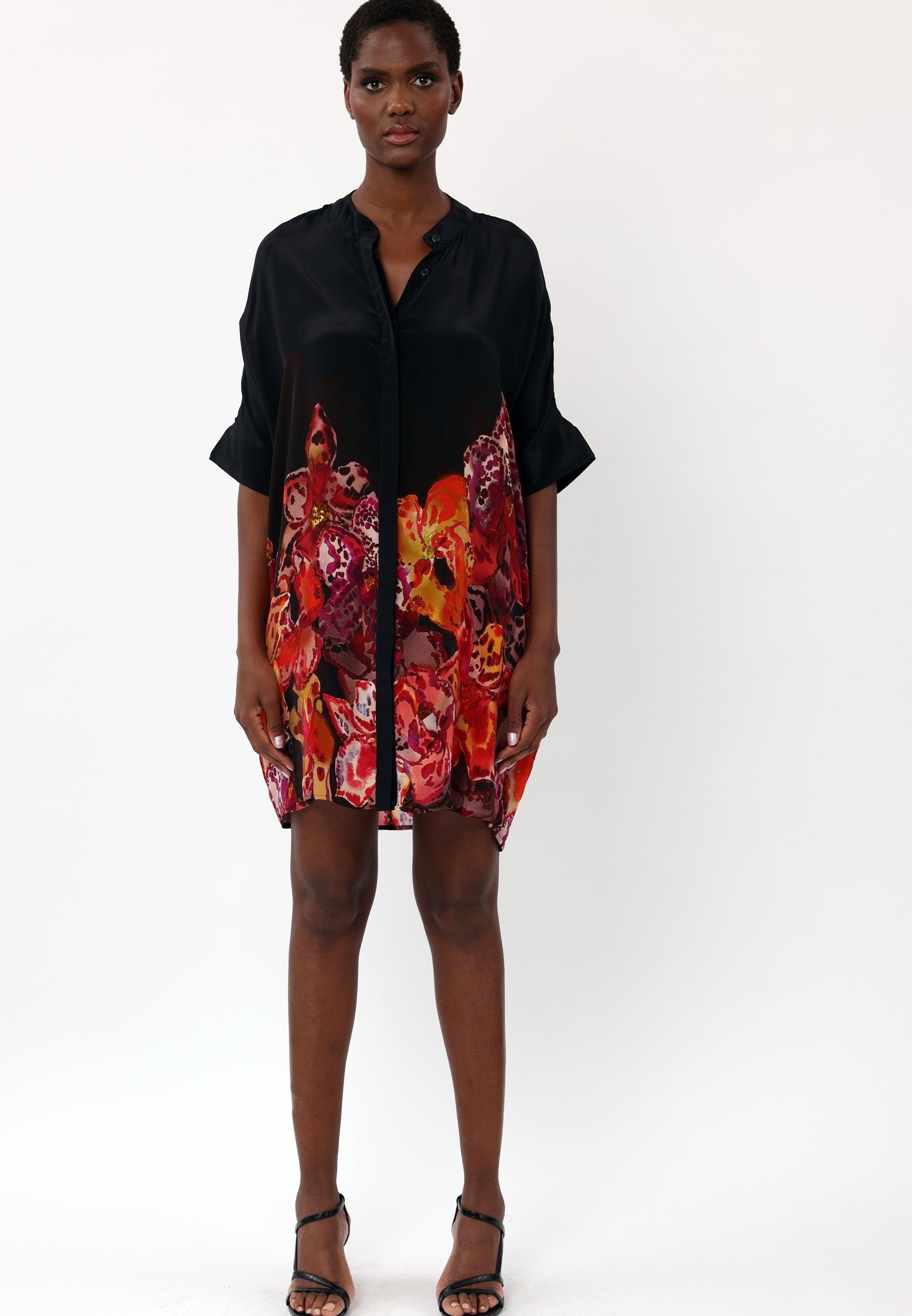 FRAME TUNIC PERIPHERY BLACK