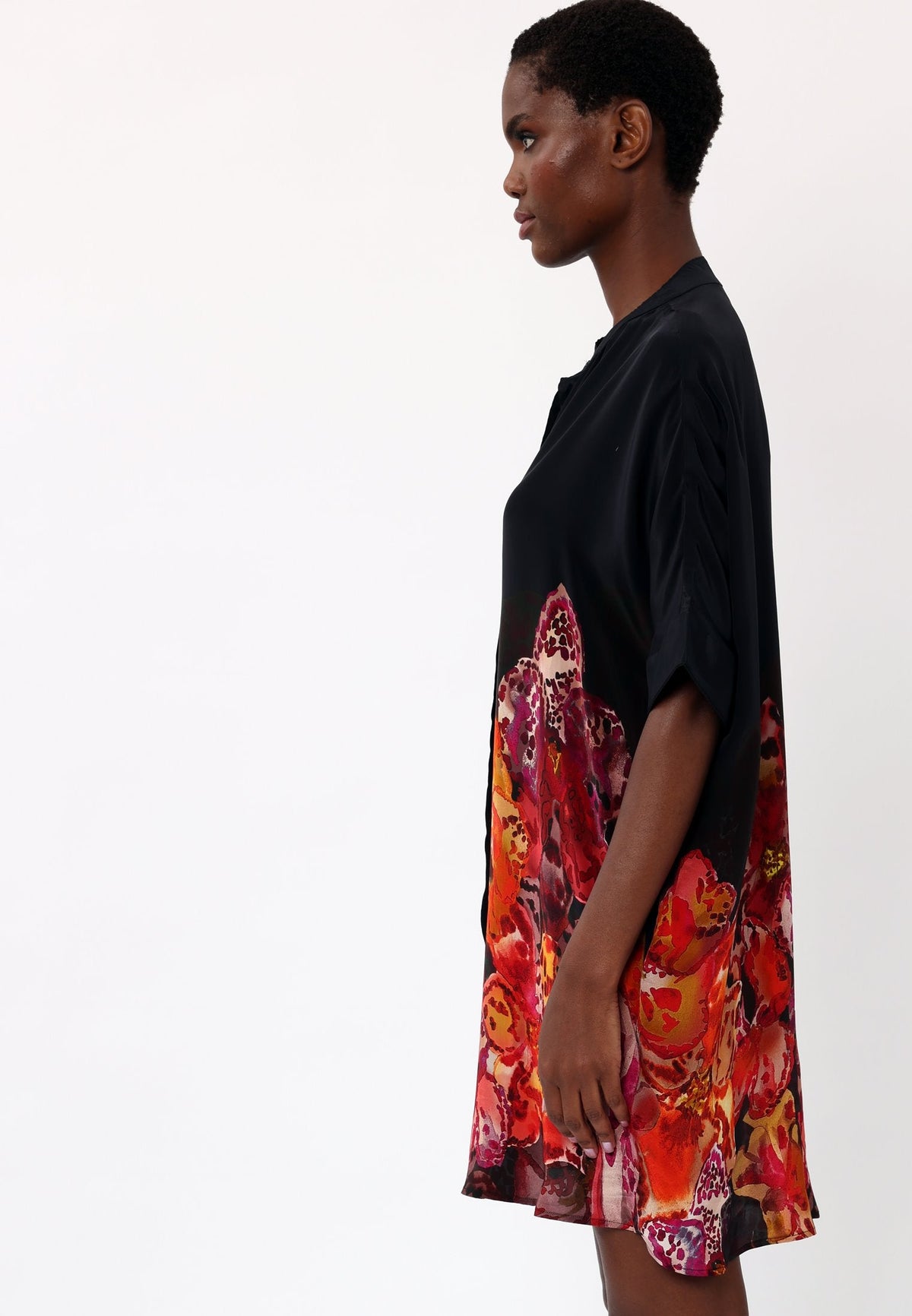 FRAME TUNIC PERIPHERY BLACK
