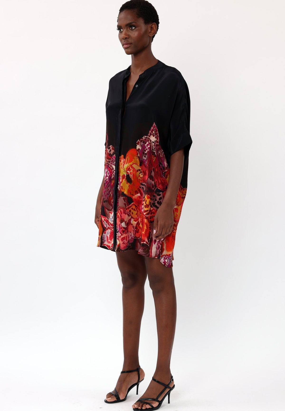FRAME TUNIC PERIPHERY BLACK
