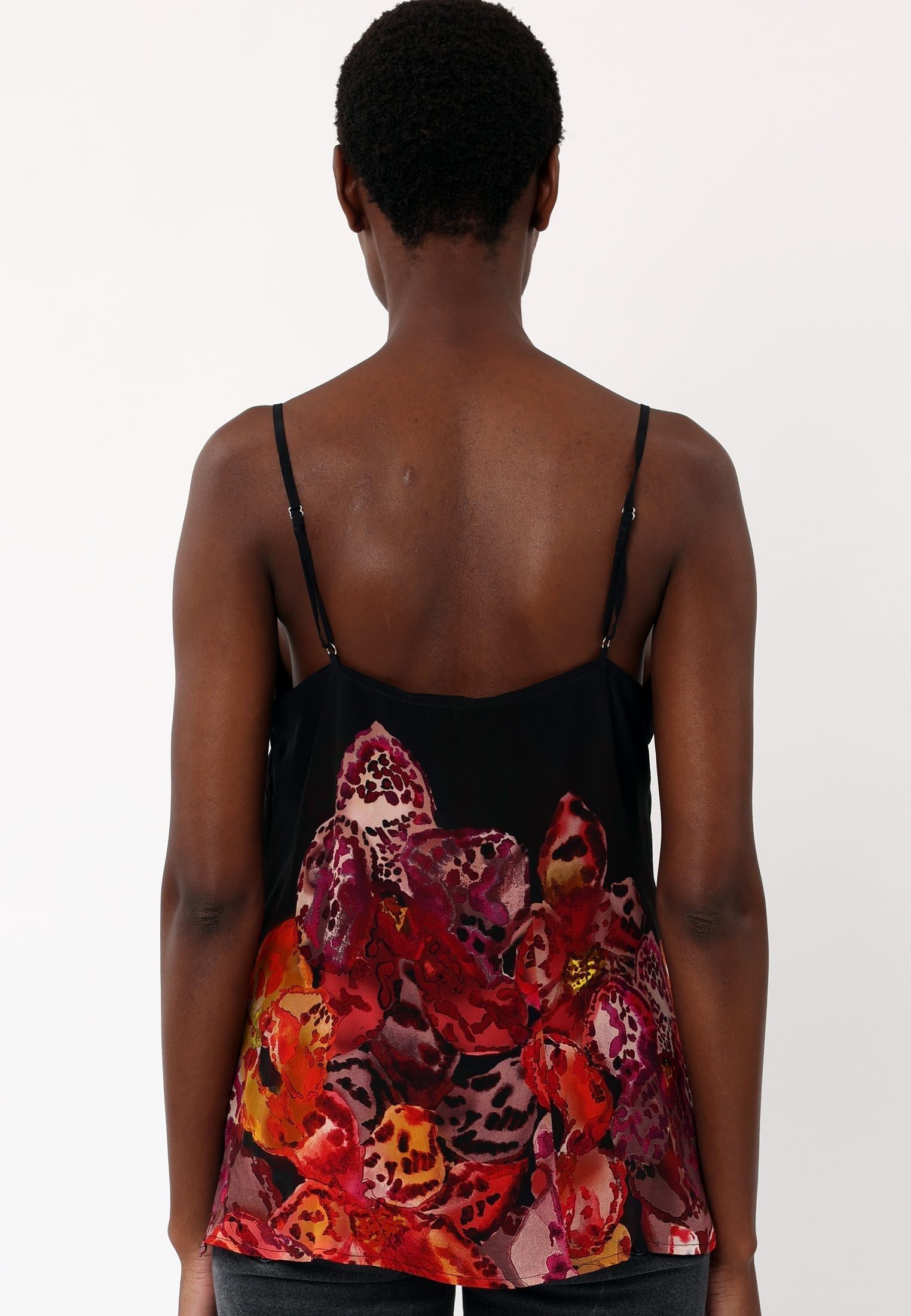 FRAME CAMI PERIPHERY BLACK