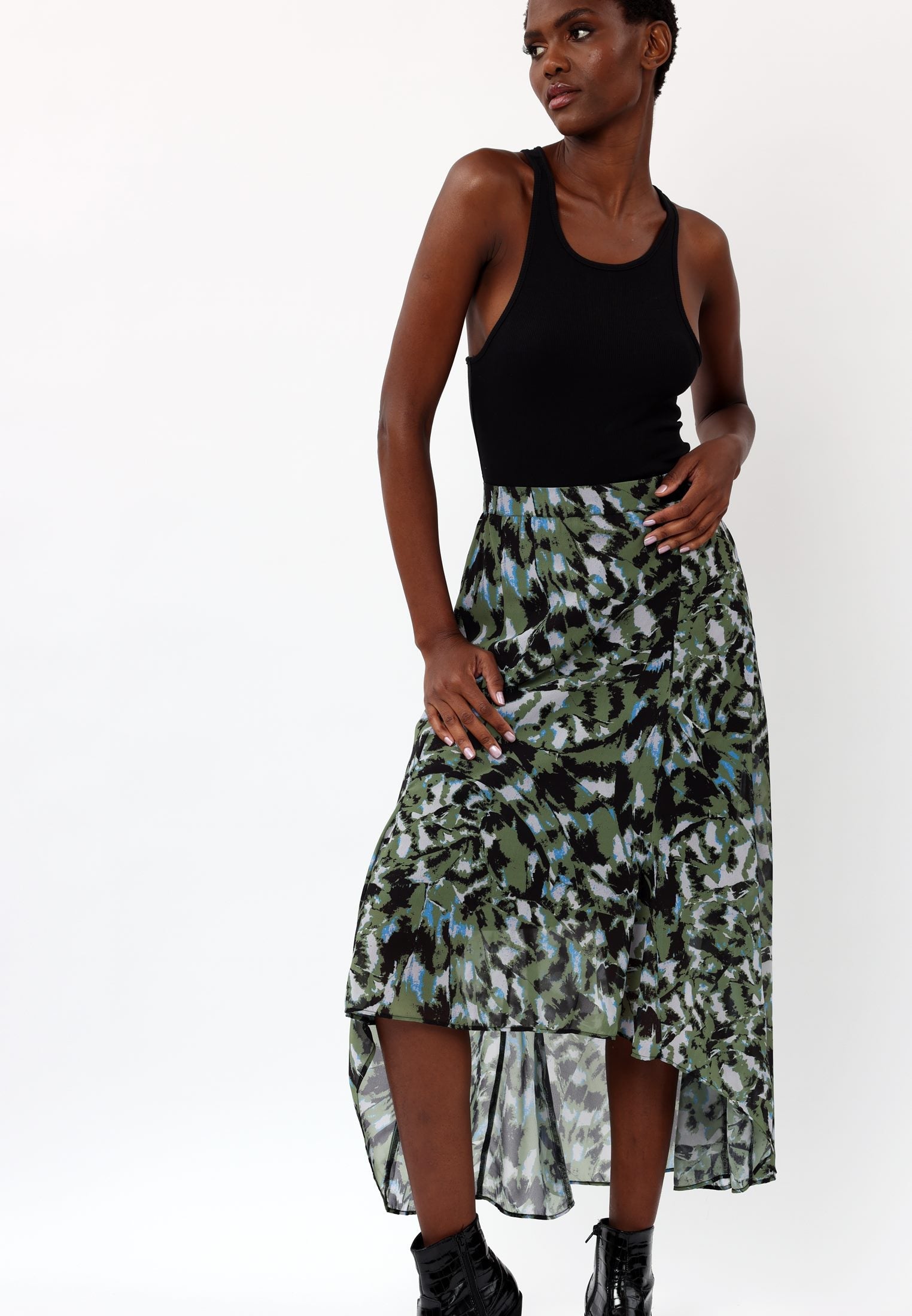 Religion floral maxi skirt Clearance