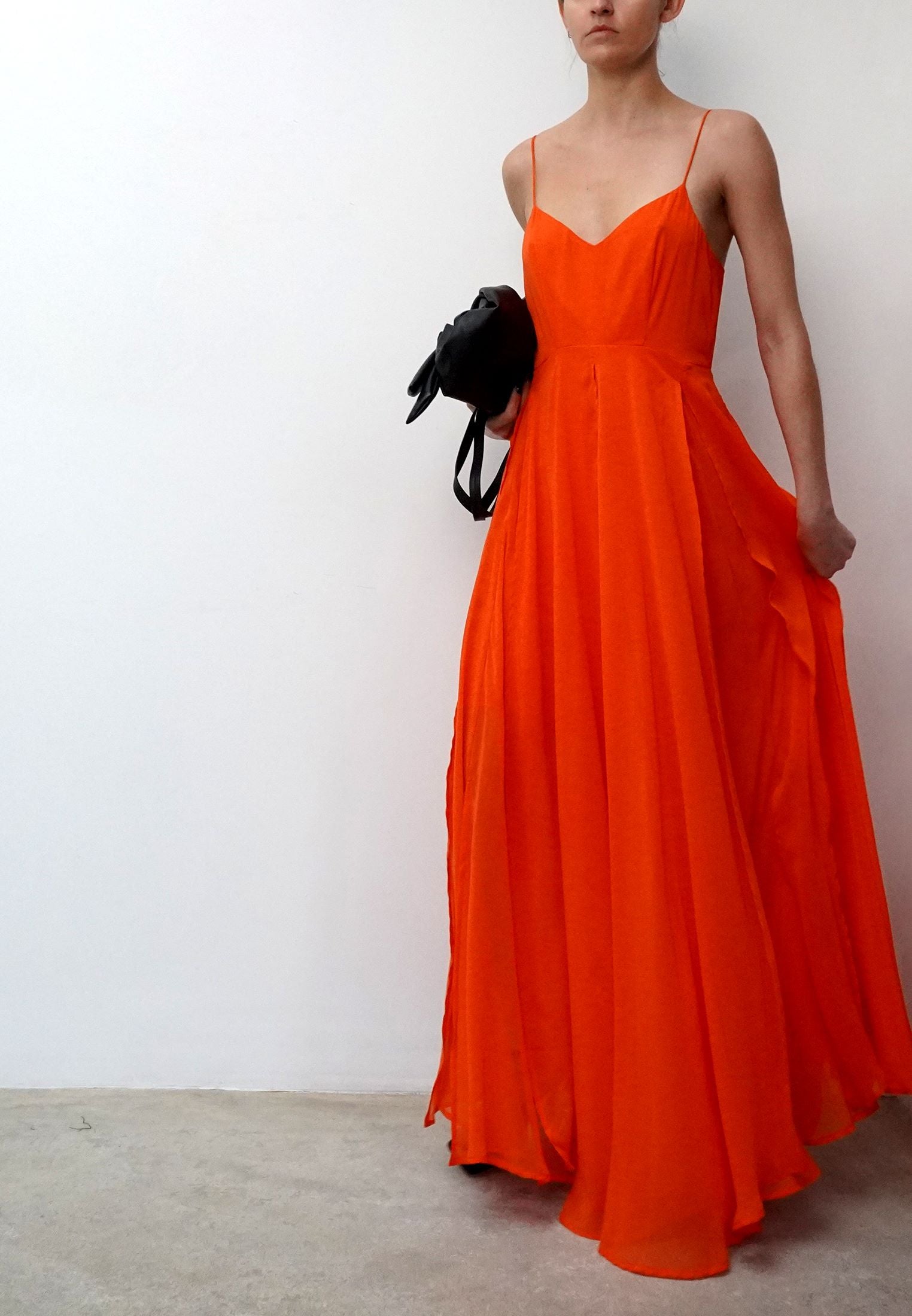 OLSEN MAXI DRESS ORANGE