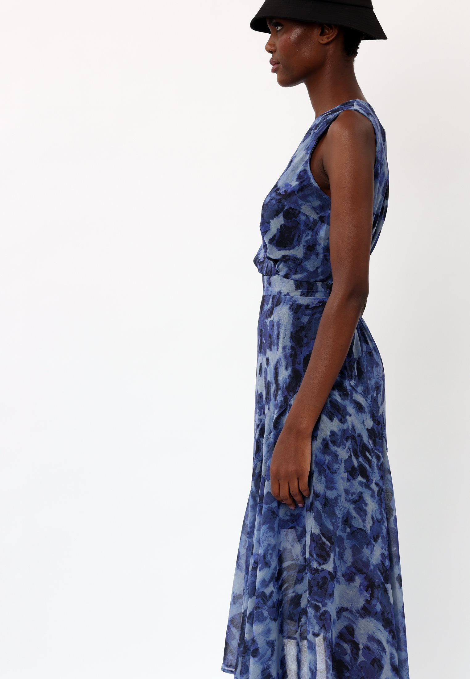 AMBER MAXI DRESS COVER NAVY