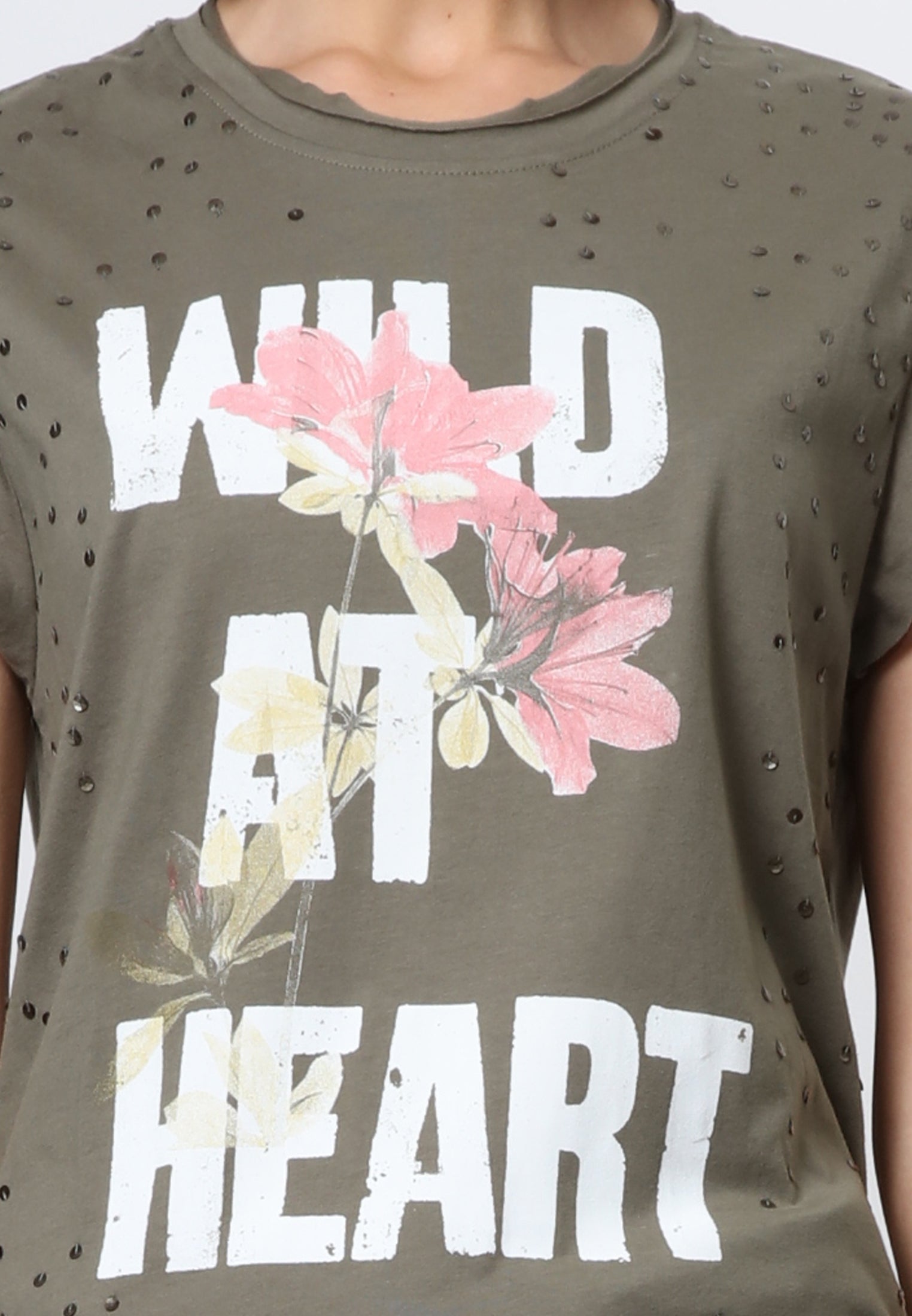 WILD AT HEART T-SHIRT VETIVER