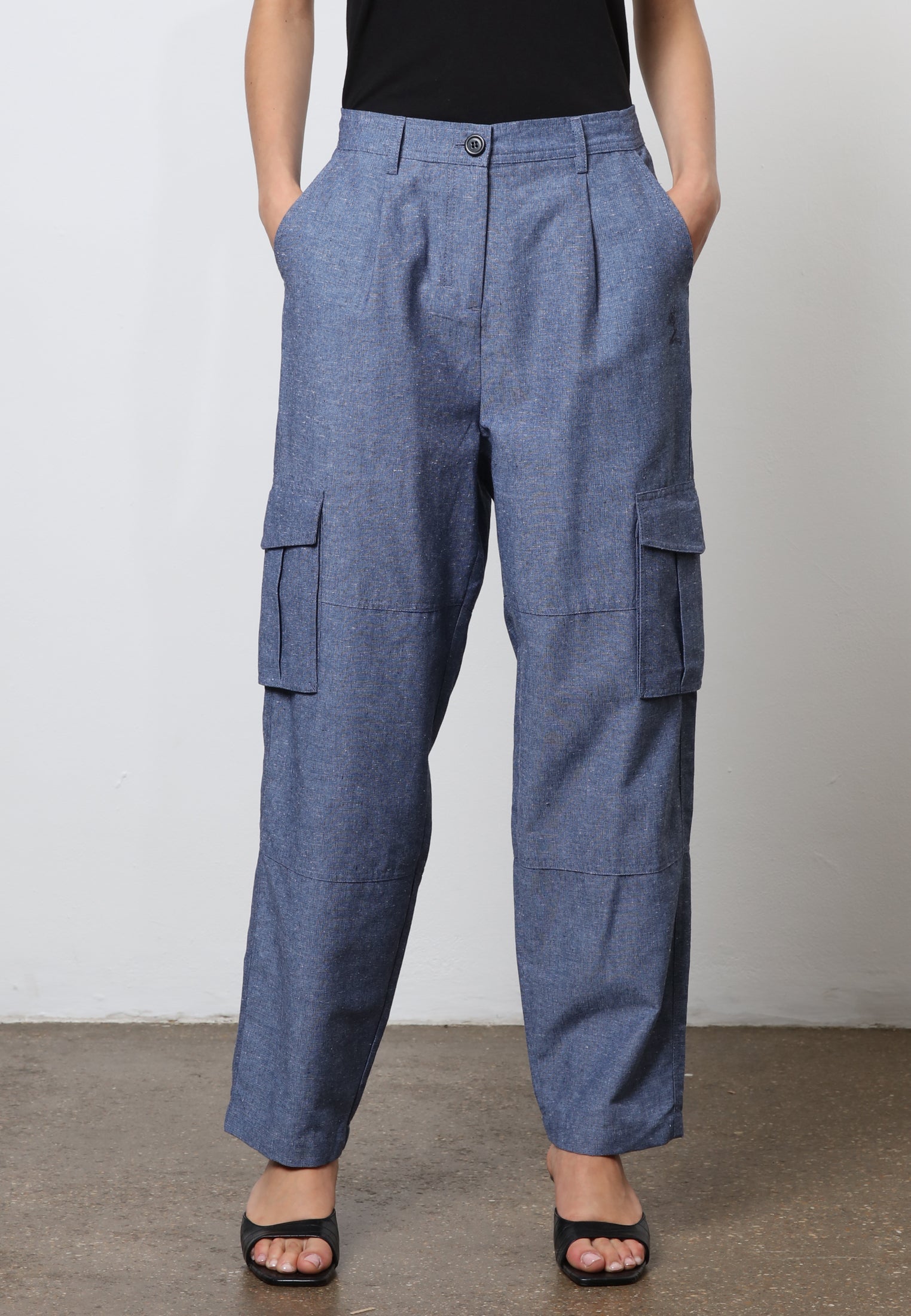 TRIBE TROUSERS BLUE