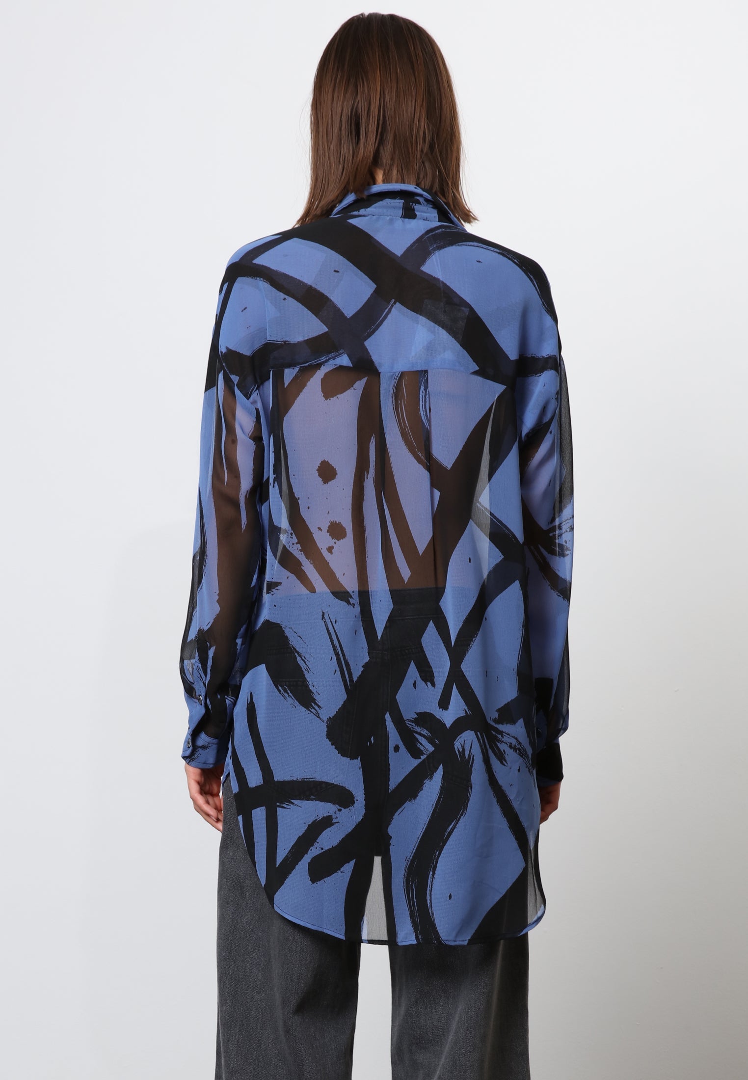 DUSK SHIRT BLUE & BLACK