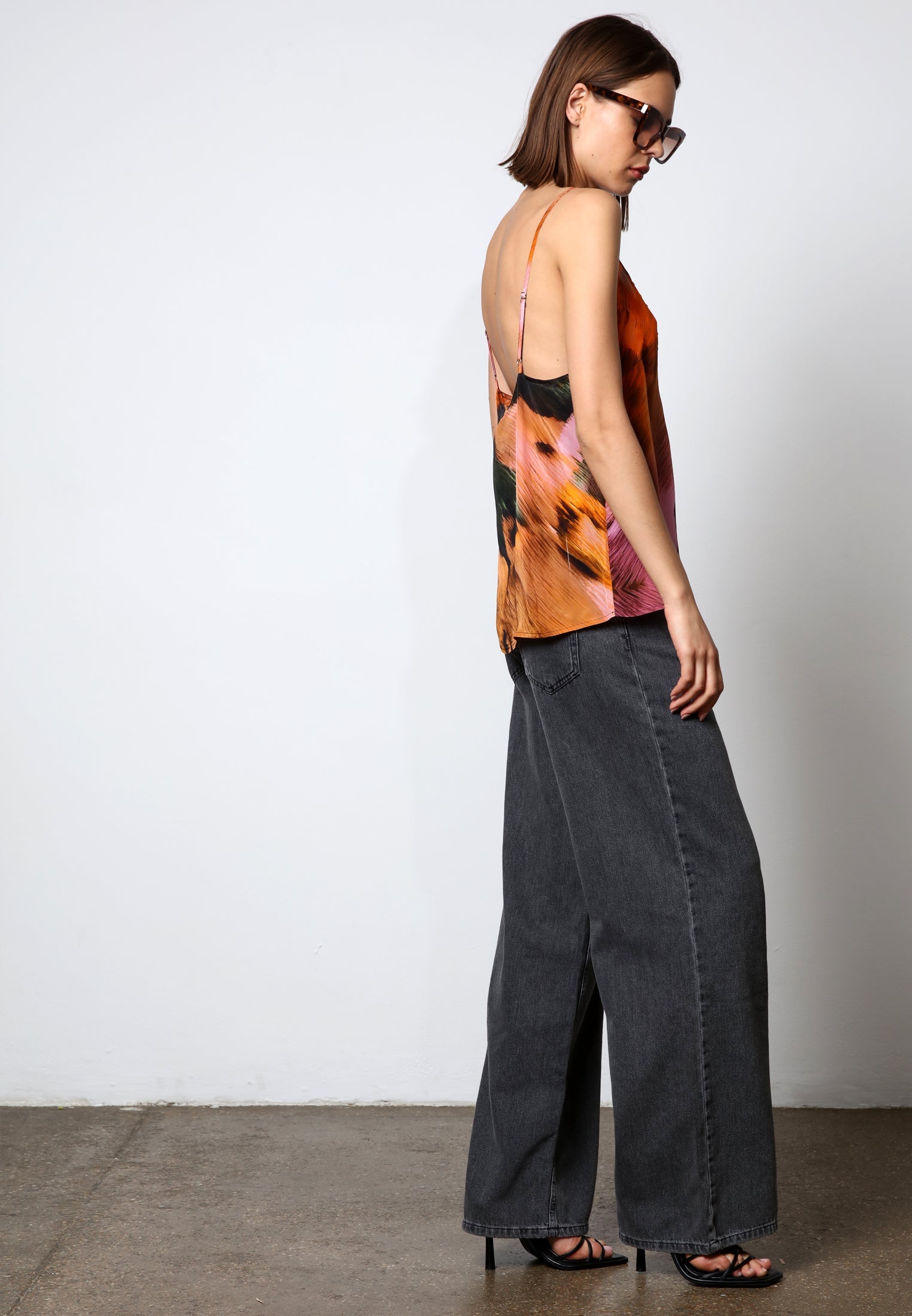 LUSTER CAMISOLE OBSCURE ORANGE