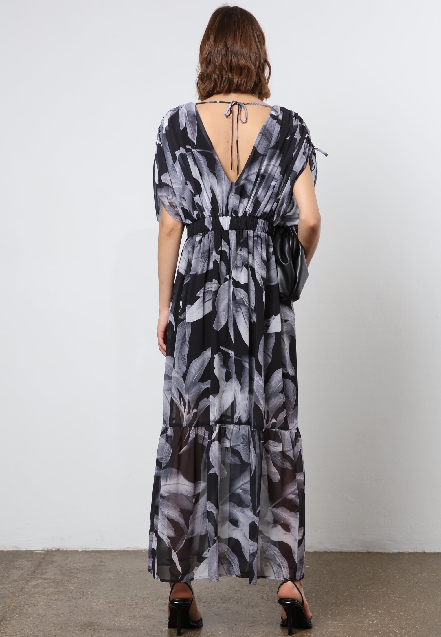 RADIANT MAXI DRESS BOTANIC BLACK