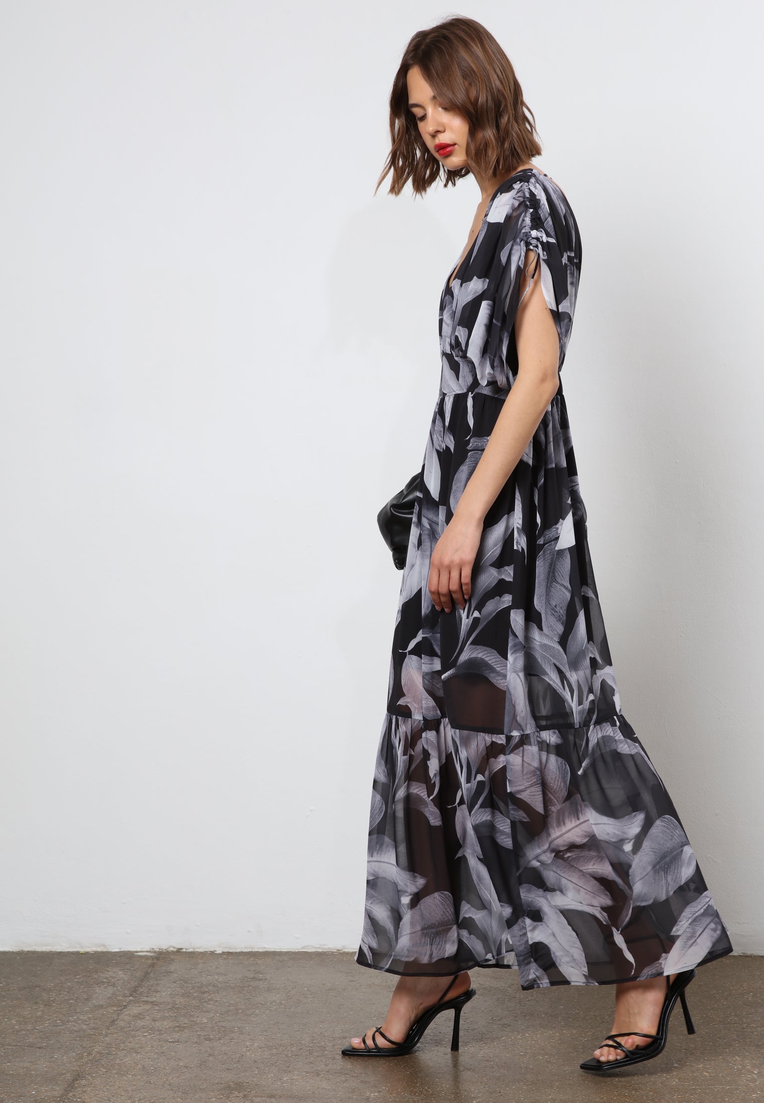 RADIANT MAXI DRESS BOTANIC BLACK