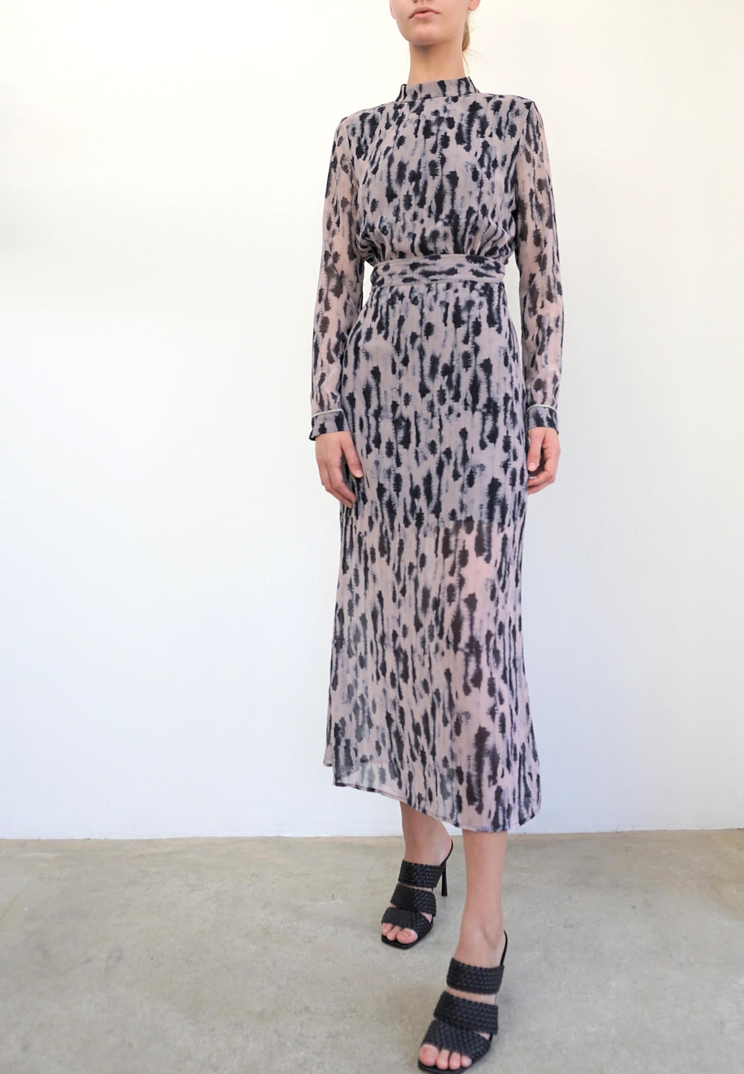 CENTRE BACKLESS DRESS LURE PRINT