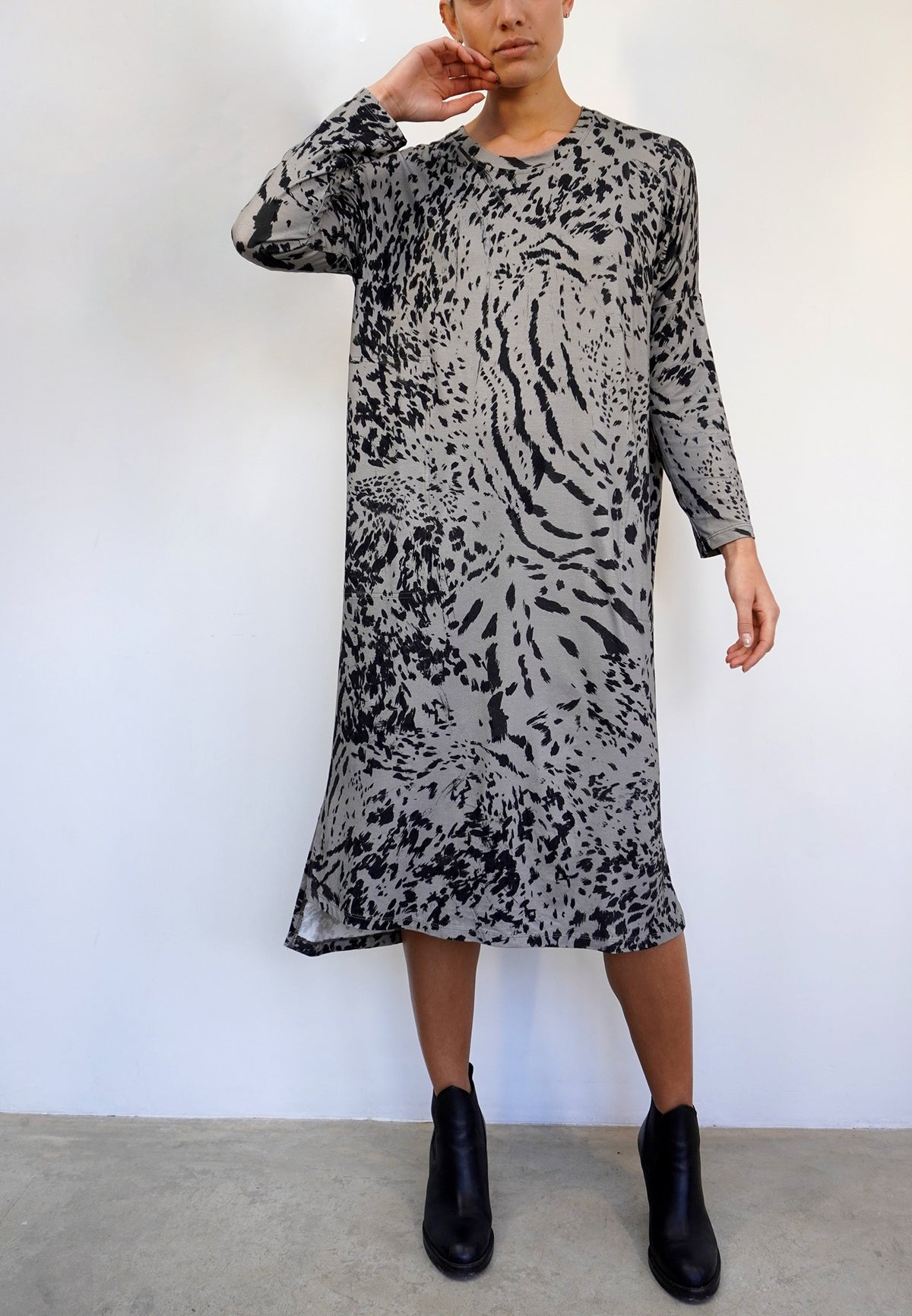 LINK DRESS DELICATE PINE