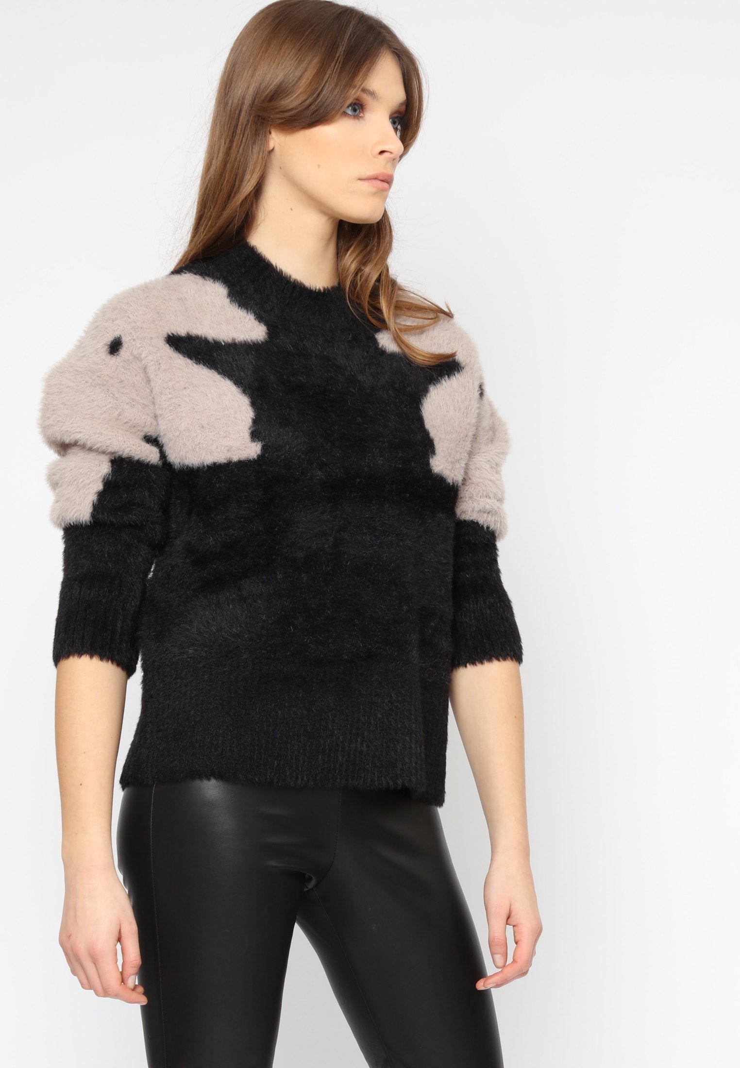 ZONE JUMPER BLACK & TAUPE
