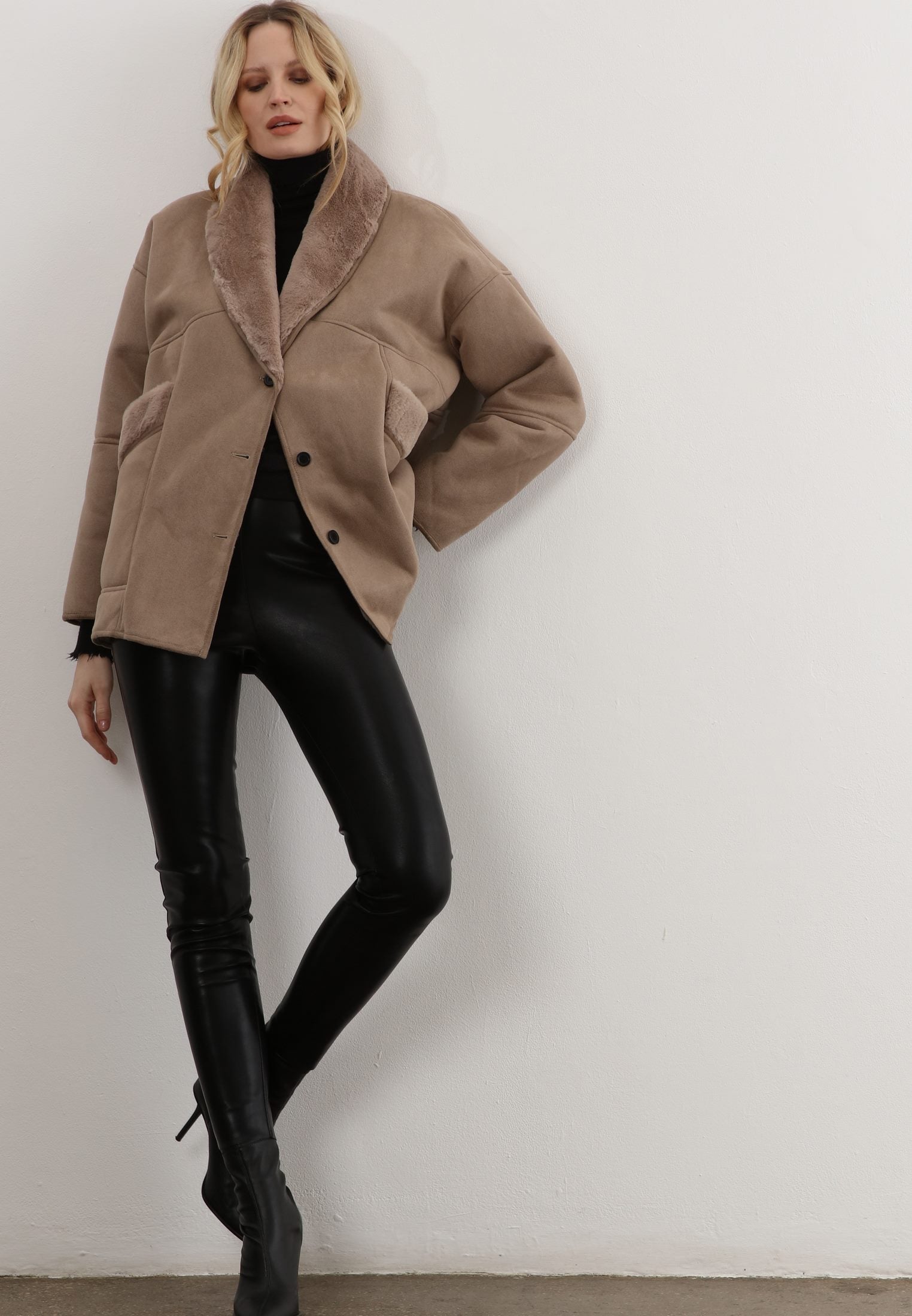 ELEMENT COAT TAUPE