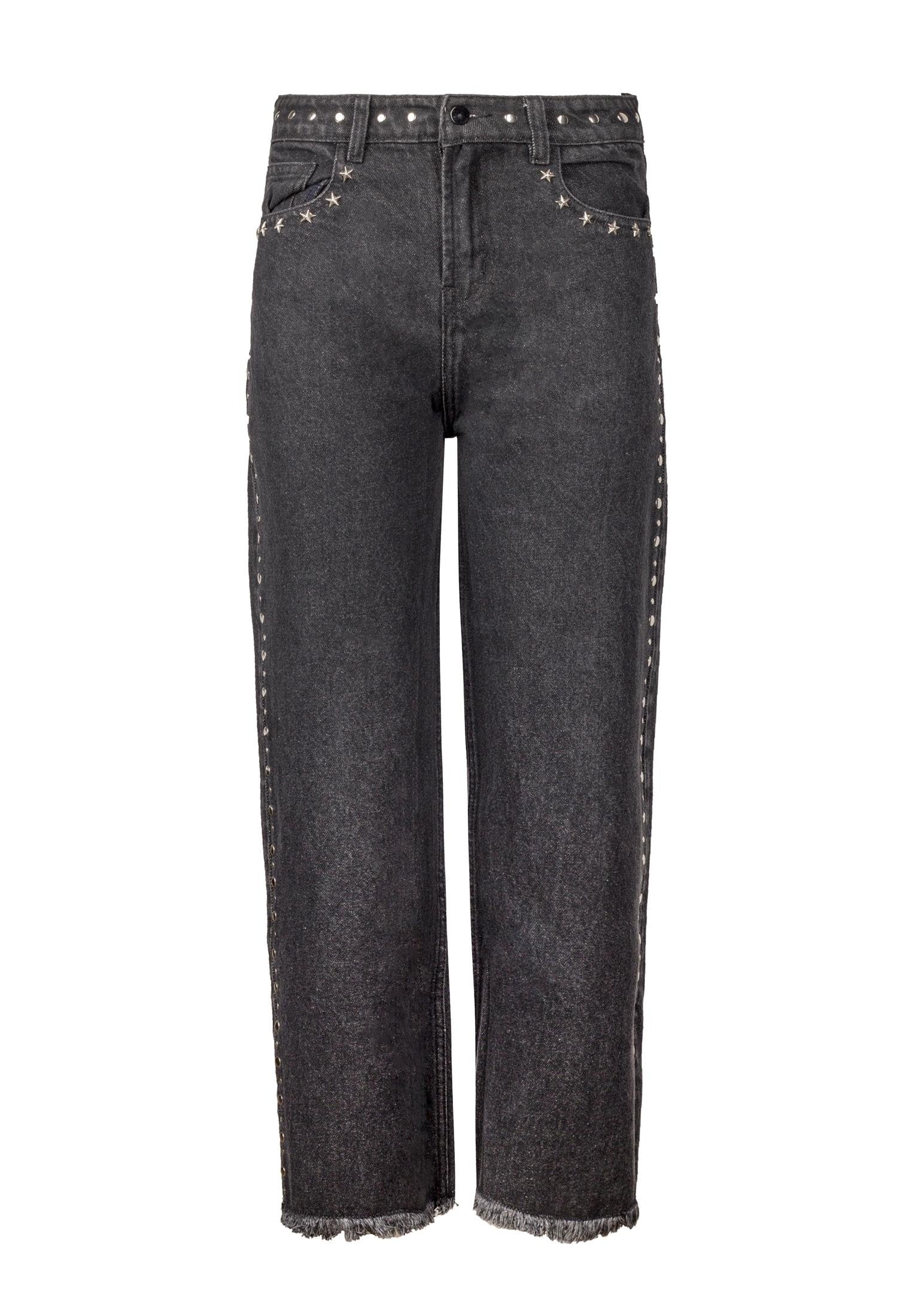 RELIGION Motive High Waisted Denim Jeans