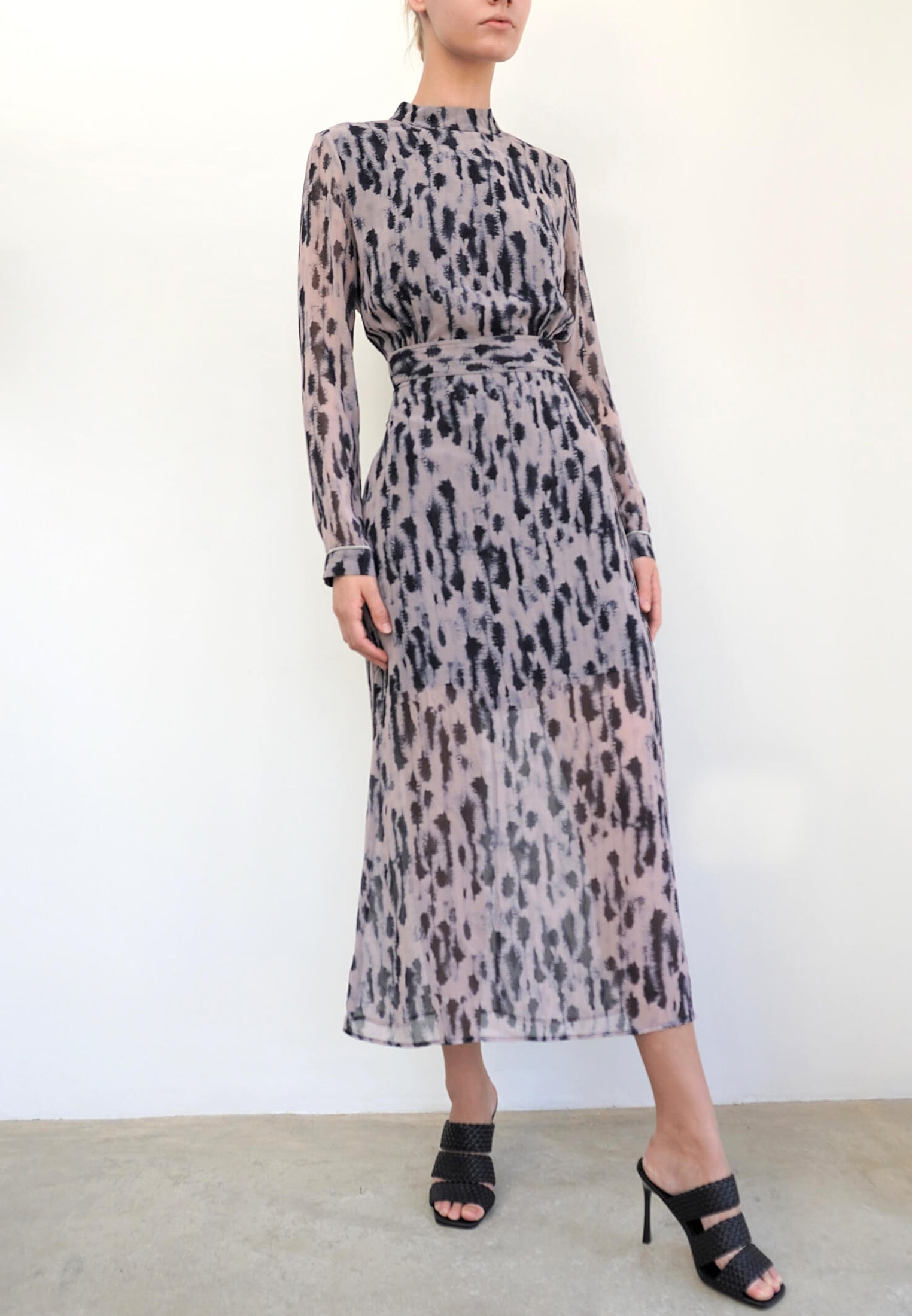 CENTRE BACKLESS DRESS LURE PRINT