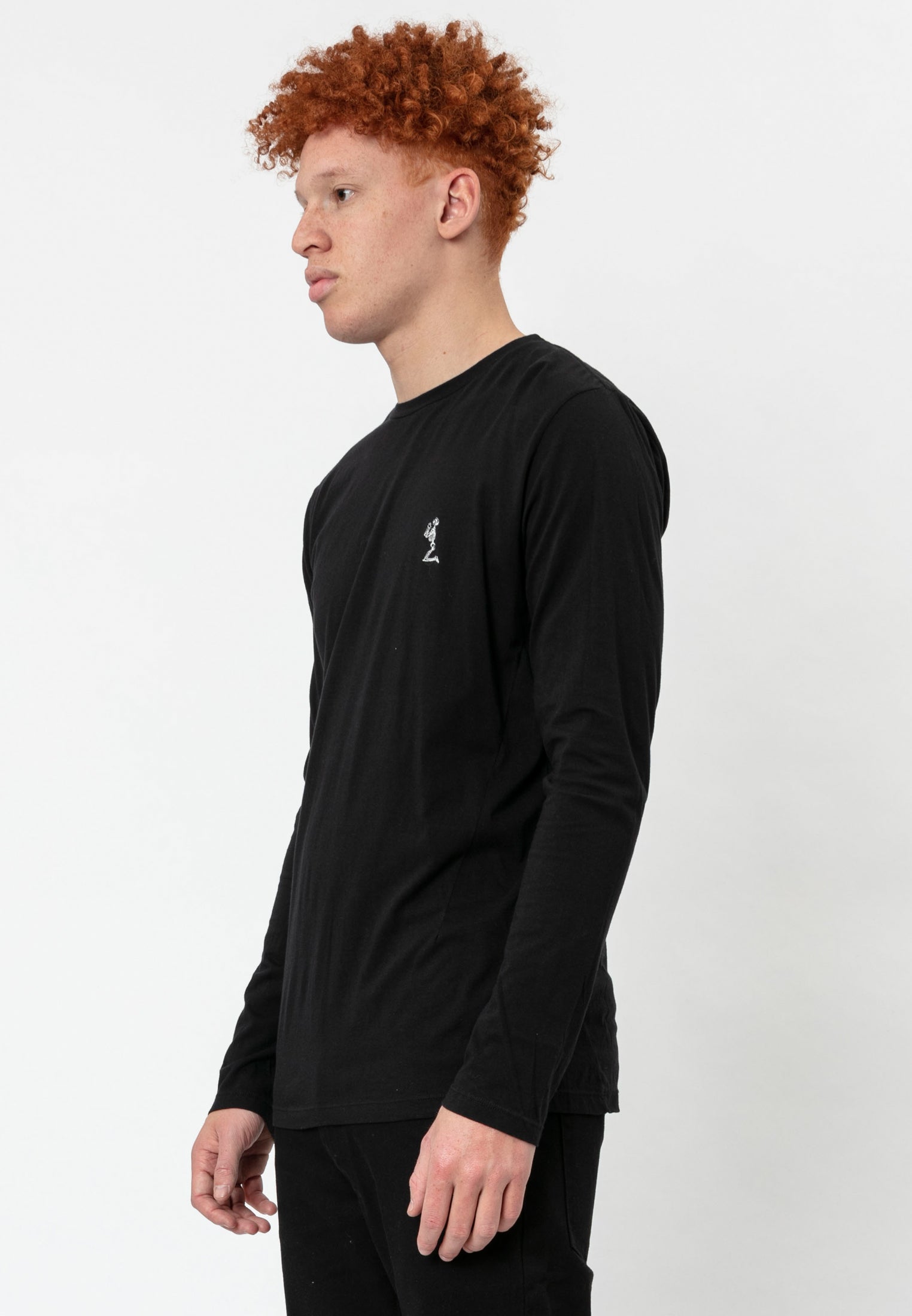 FREE LOVE TATTOO LS T-SHIRT BLACK