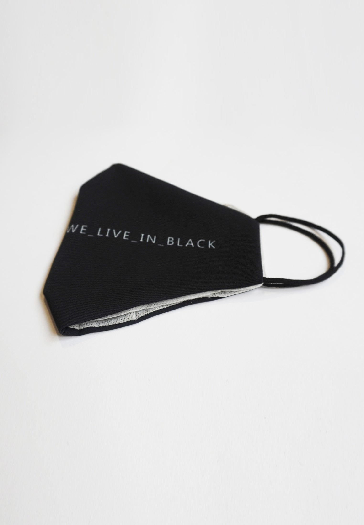 RELIGION Face Mask We Live In Black