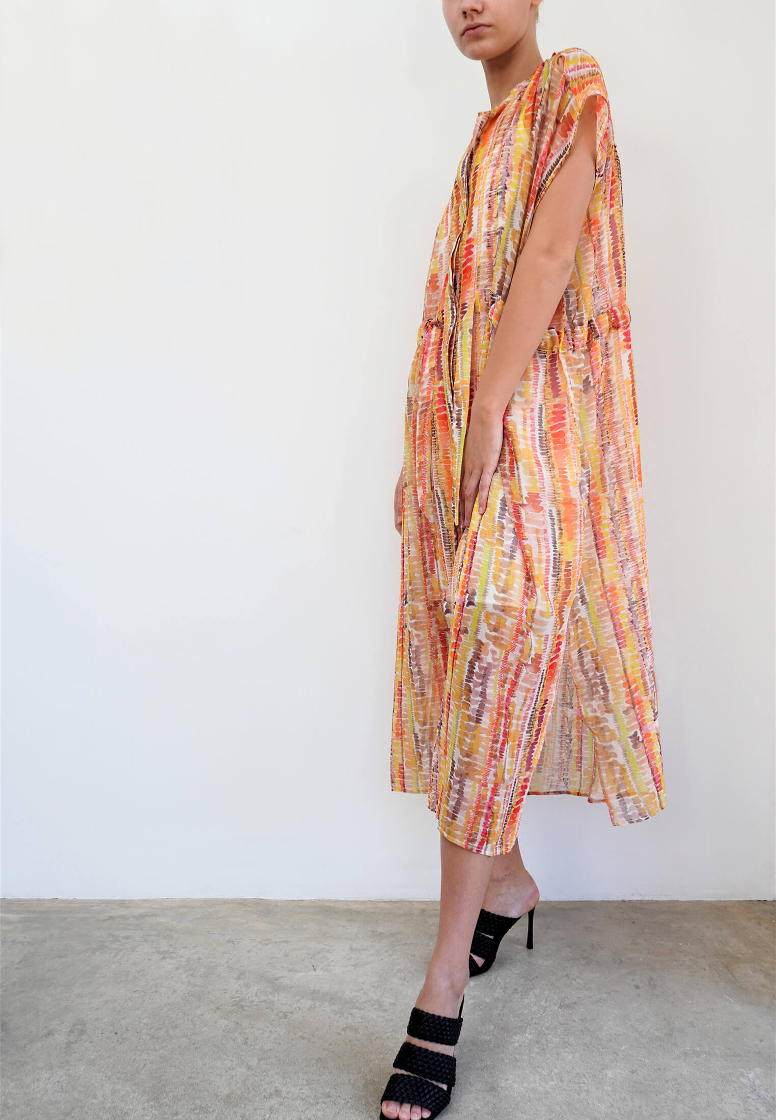 NOIR SHIRT DRESS LUSTROUS