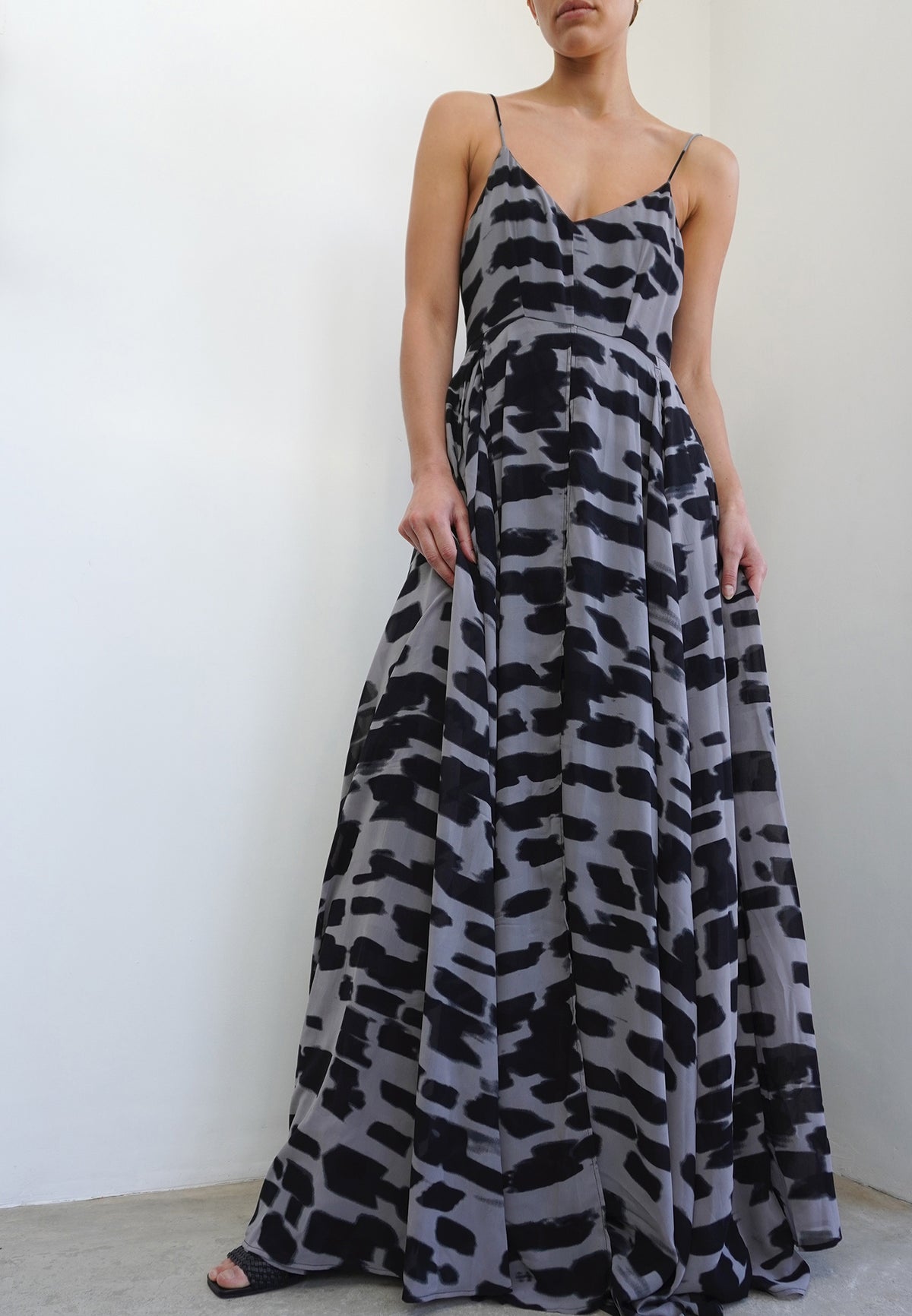 ZEBRA MAXI DRESS LEOPARD