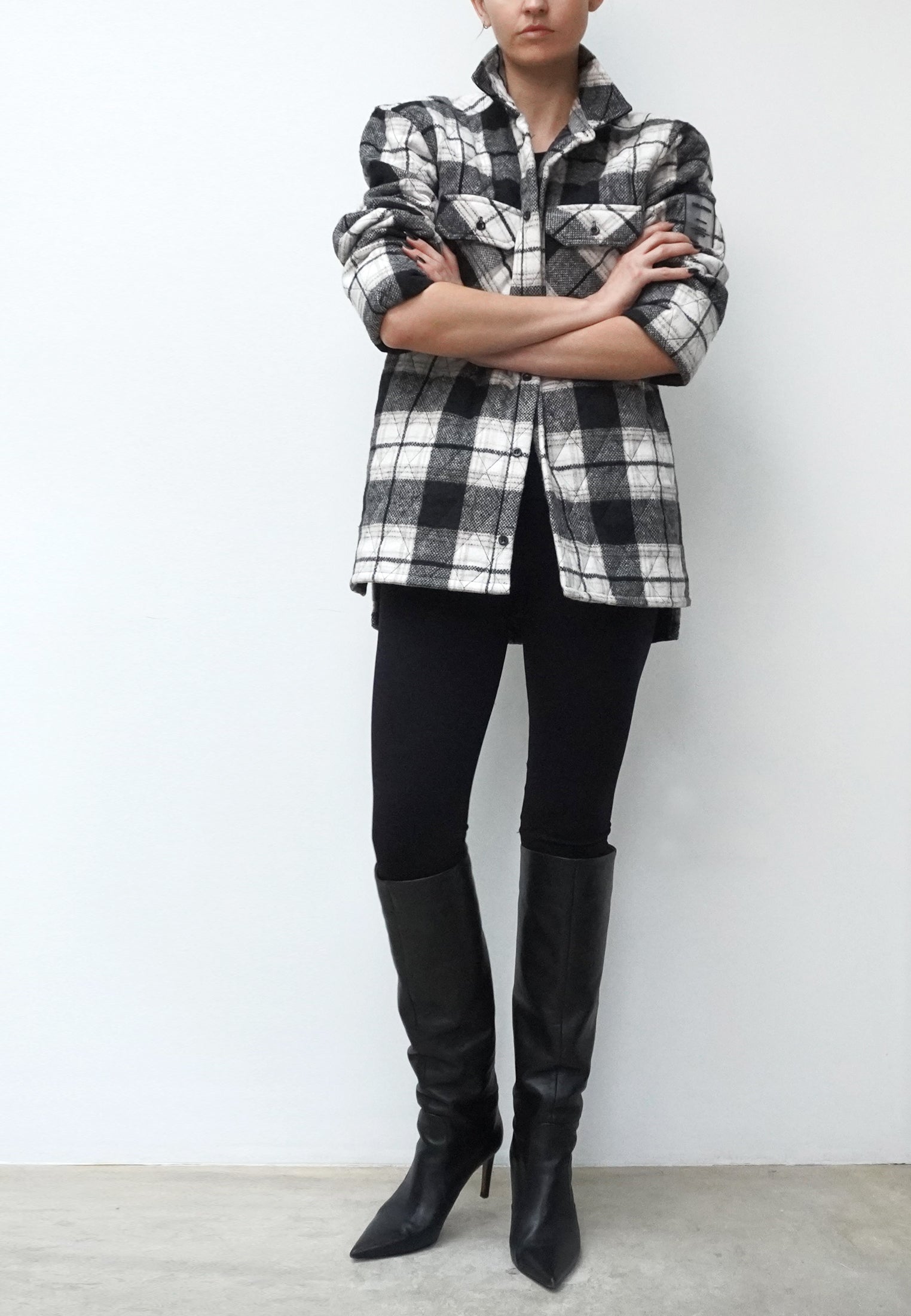 HITCH GREY & WHITE SHIRT