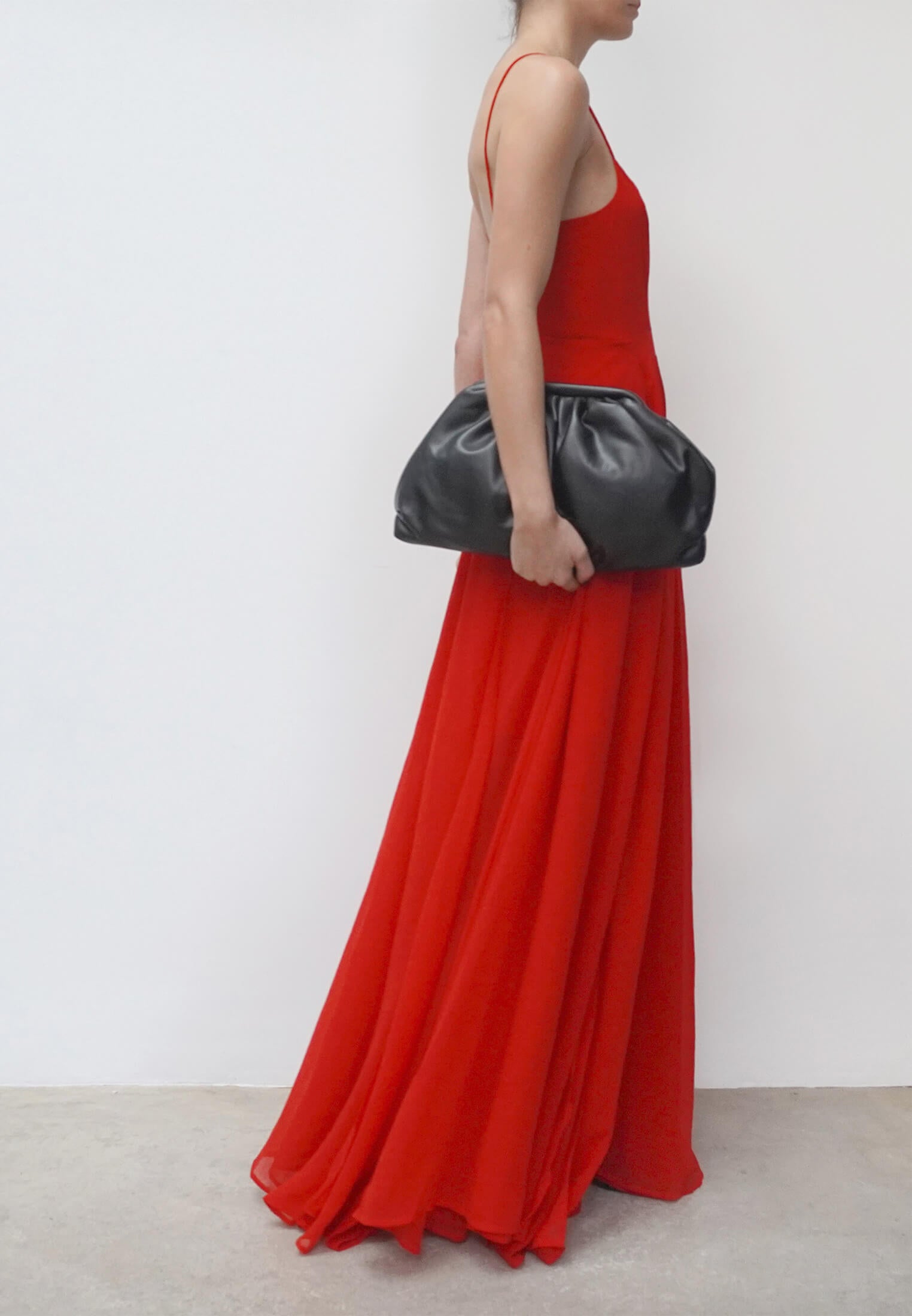 OLSEN MAXI DRESS RED