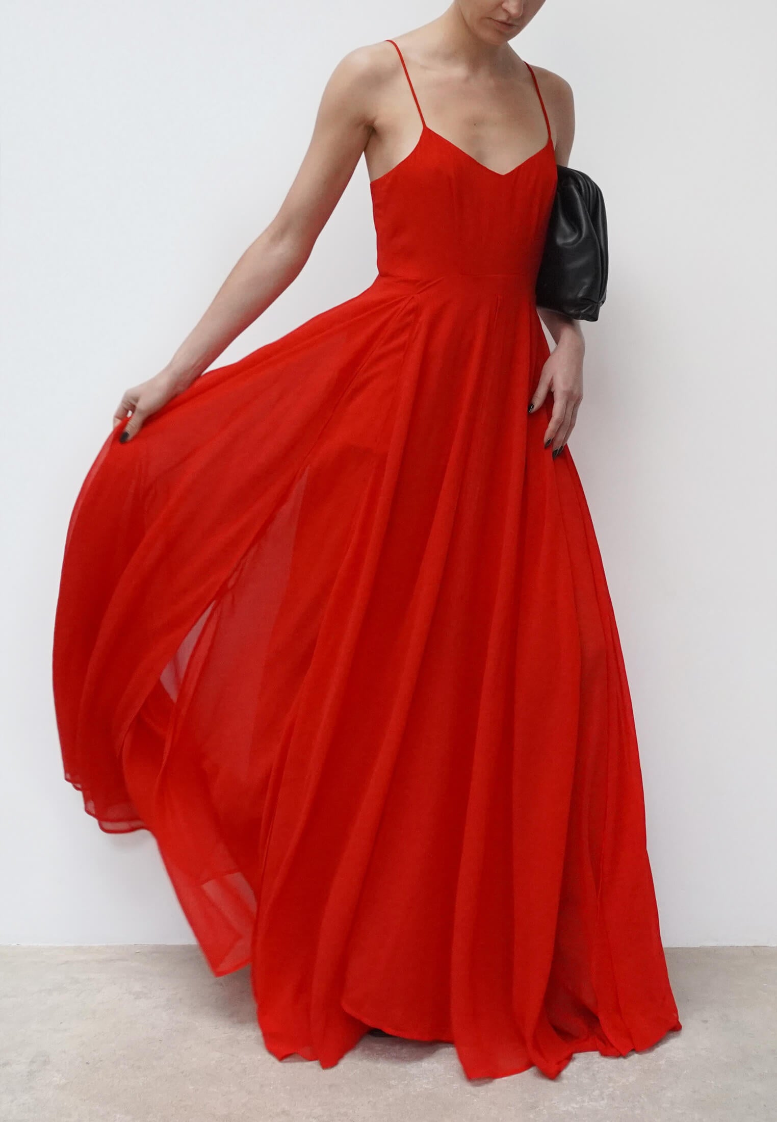OLSEN MAXI DRESS RED