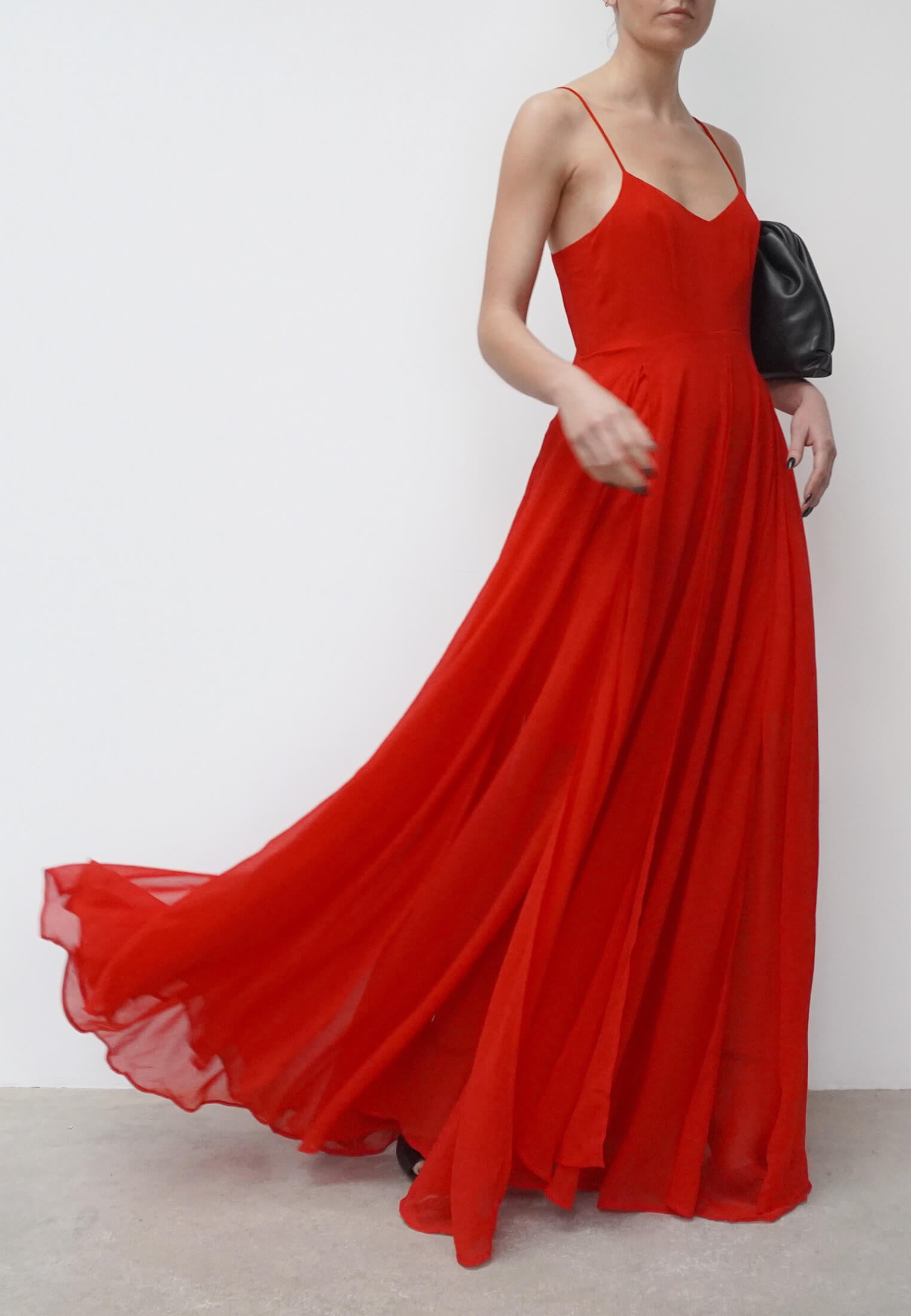OLSEN MAXI DRESS RED