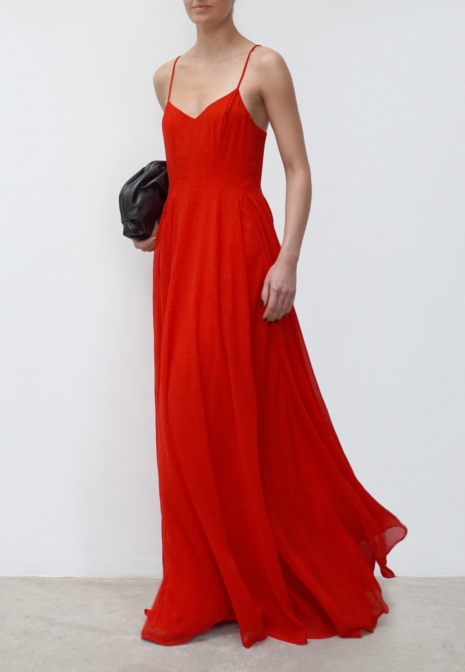 OLSEN MAXI DRESS RED