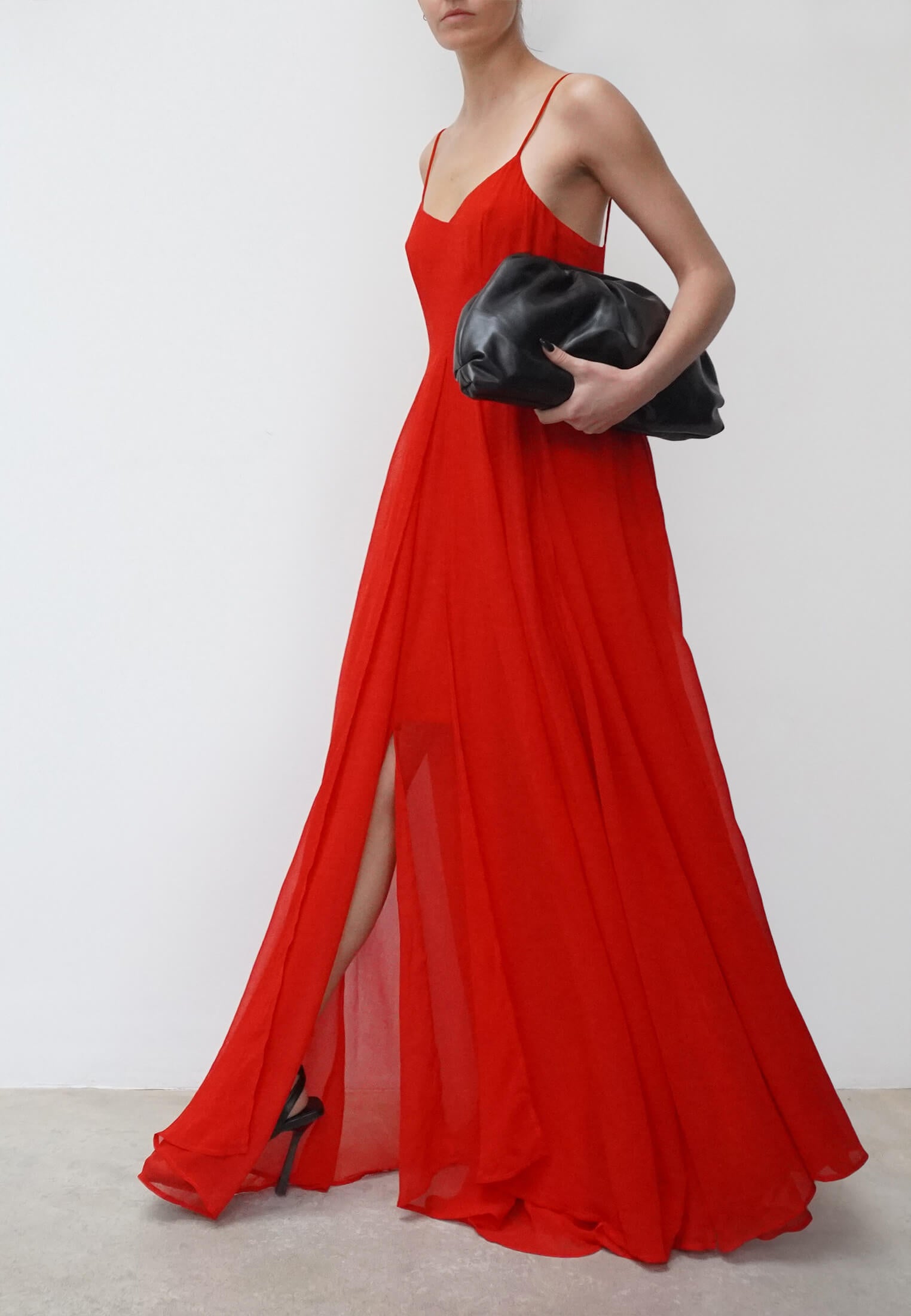 OLSEN MAXI DRESS RED