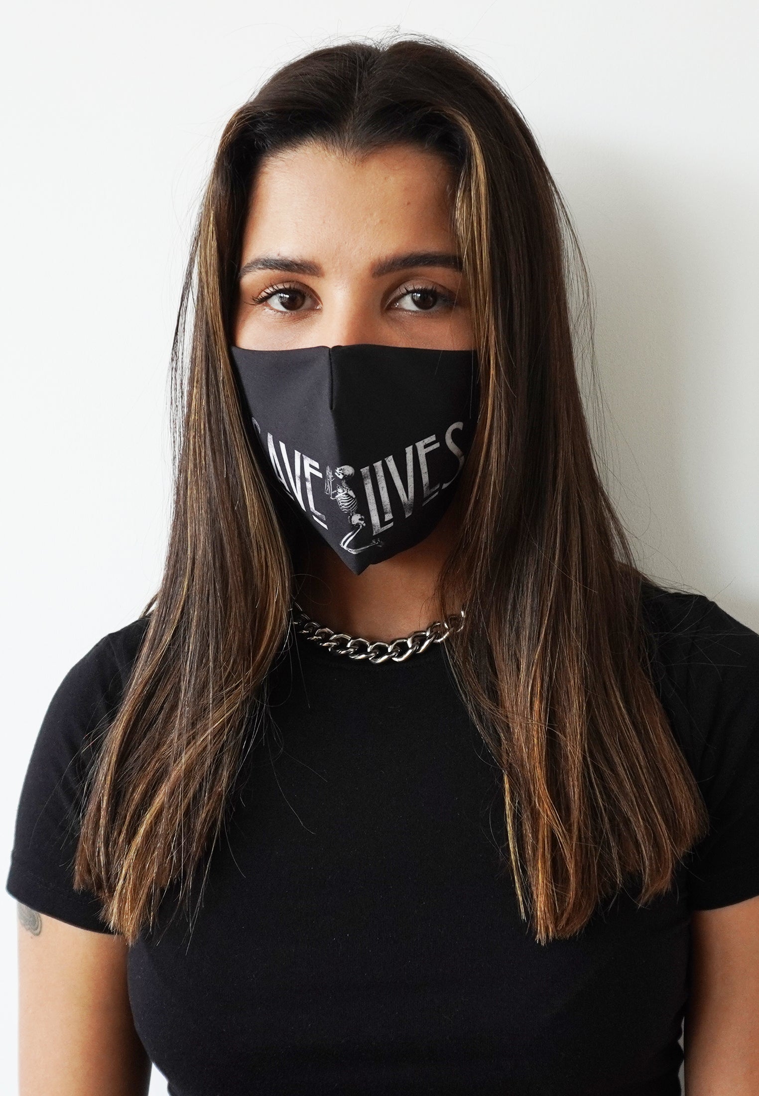 RELIGION Face Mask Save Lives Black