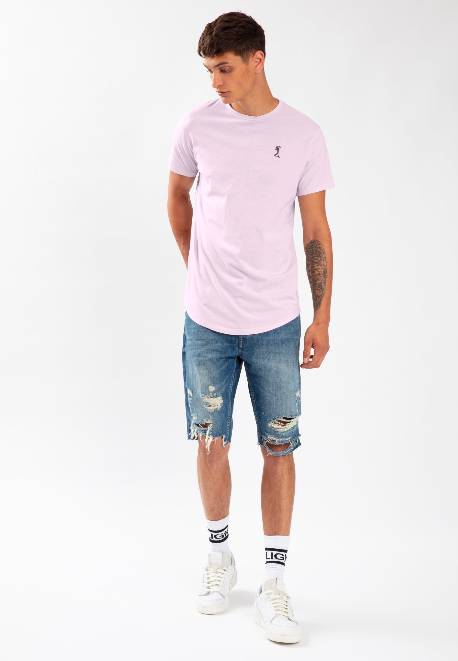 RELIGION Curve Organic Lavender T-Shirt