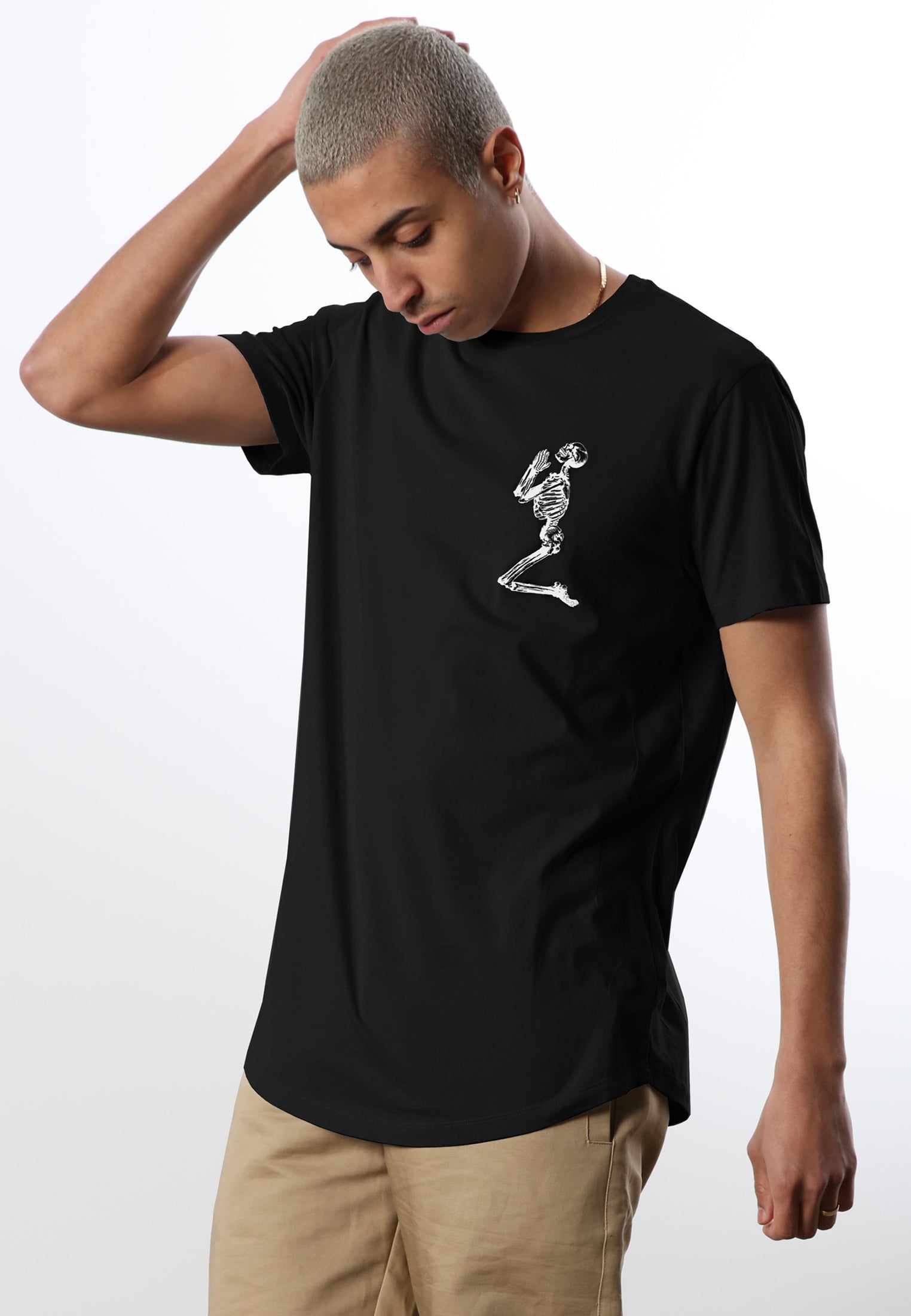 ESSENTIAL BIG SKELETON BLACK T-SHIRT