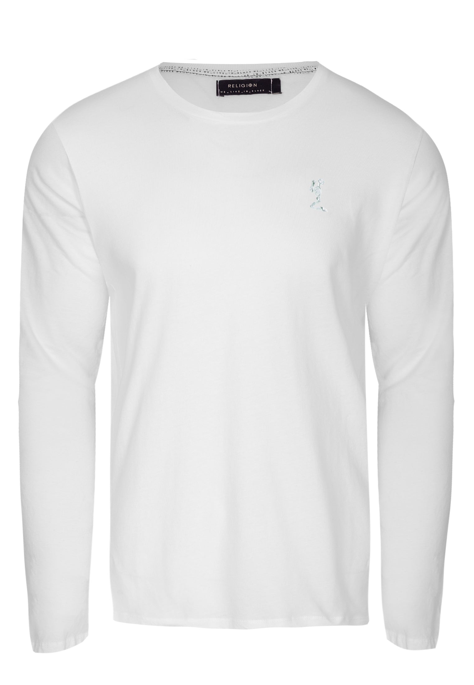 ESSENTIAL CORE WHITE LONG SLEEVE T-SHIRT