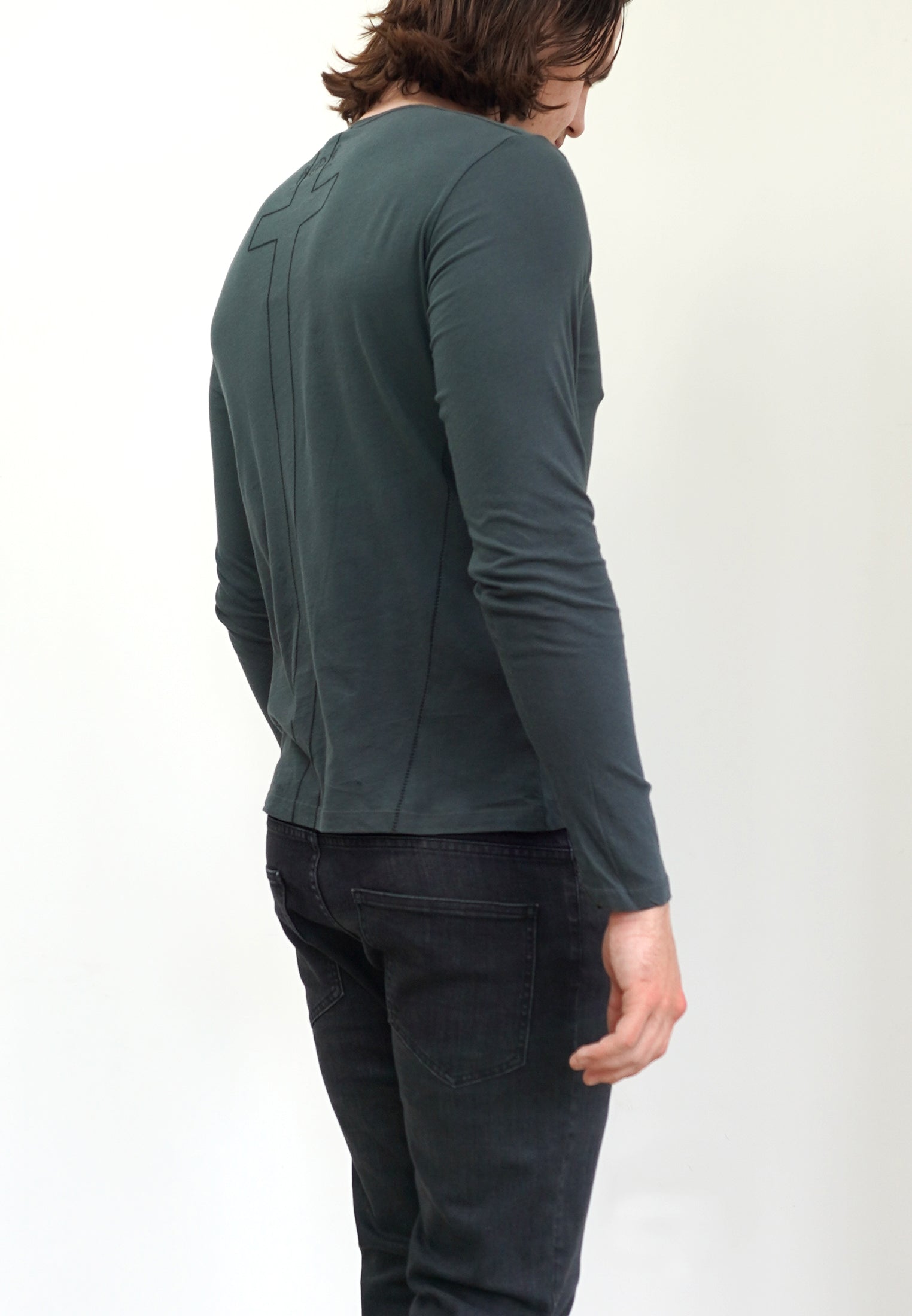 CORE LS ORGANIC T-SHIRT DARK METAL
