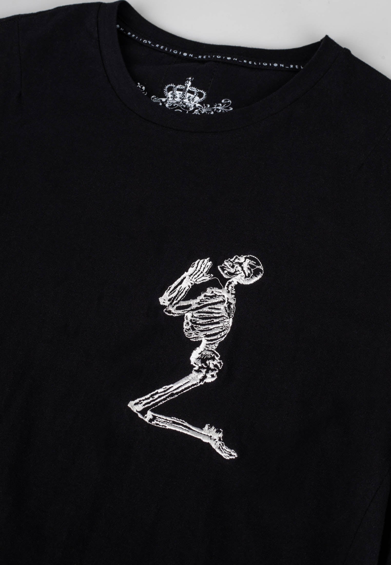 ESSENTIAL BIG SKELETON BLACK T-SHIRT