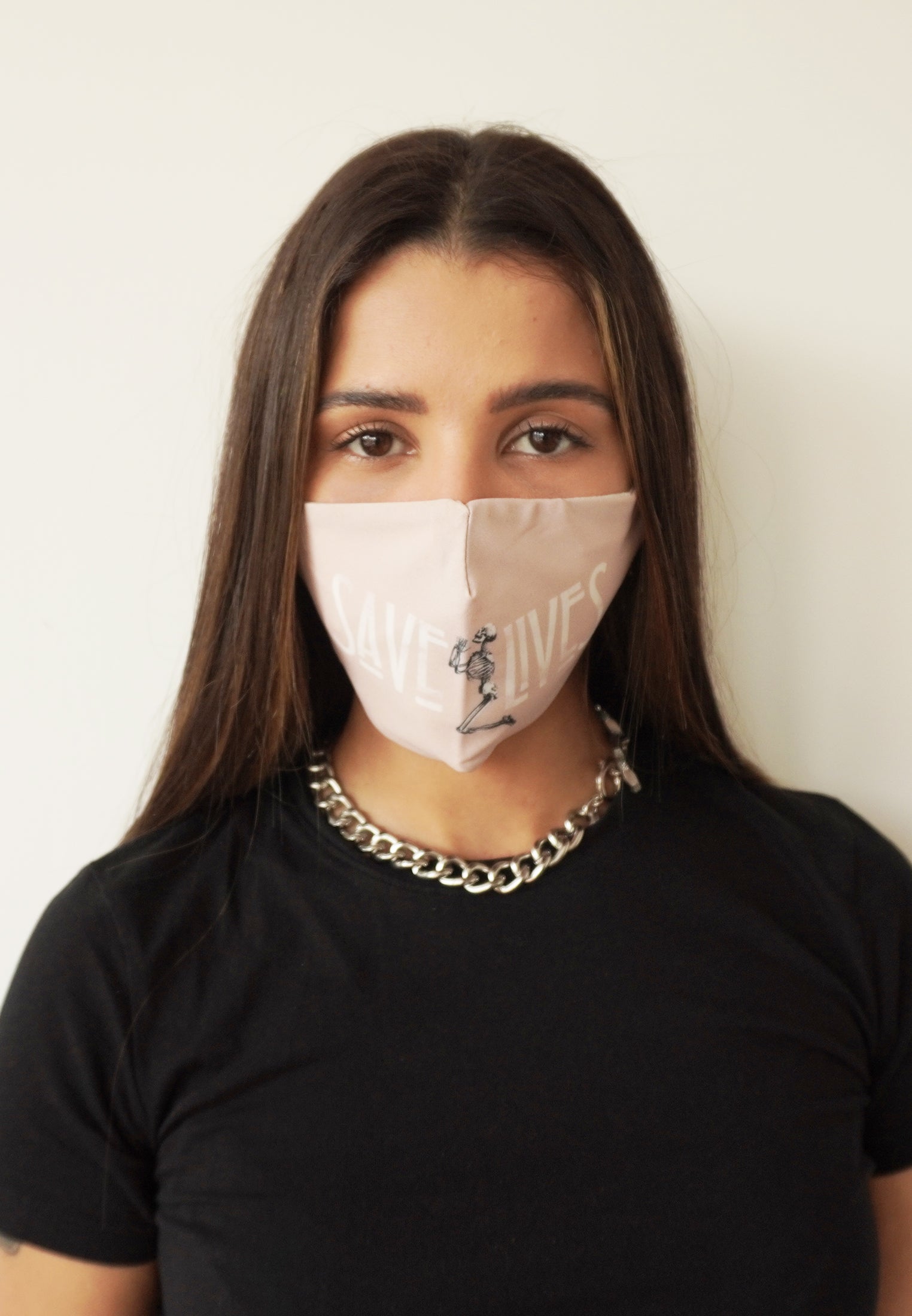 RELIGION Face Mask Save Lives Tan