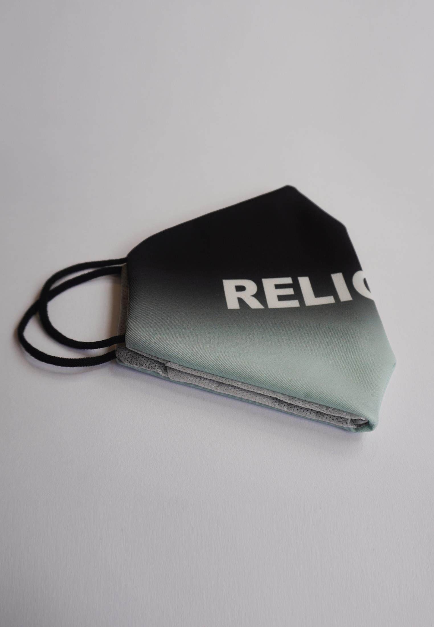 RELIGION Face Mask Gradient Mint Print